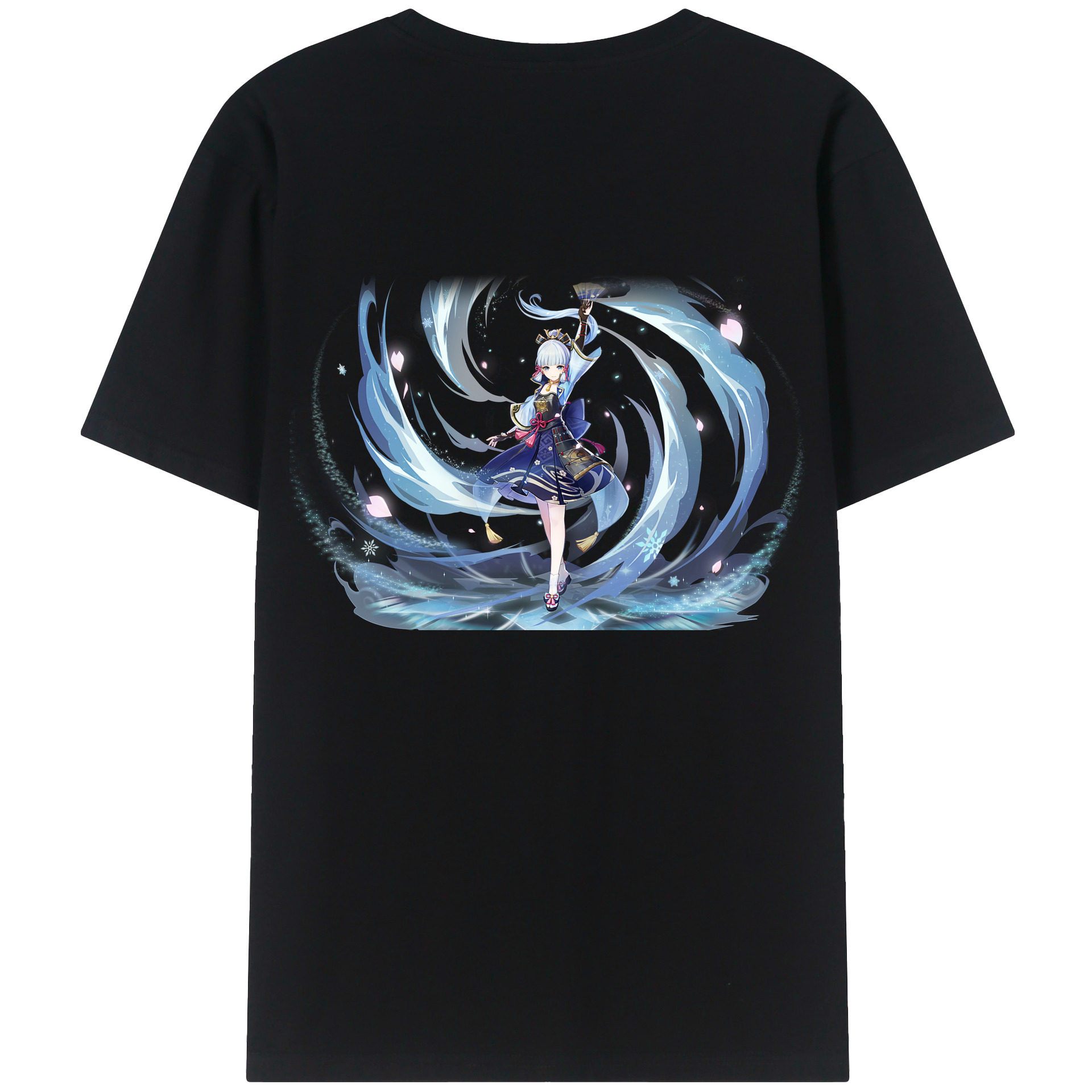 げんし神 神里綾華 神宮寺レン genshin Kamimiya Ren 綿100％ メンズ半袖Tシャツ（バックプリント） 通気性