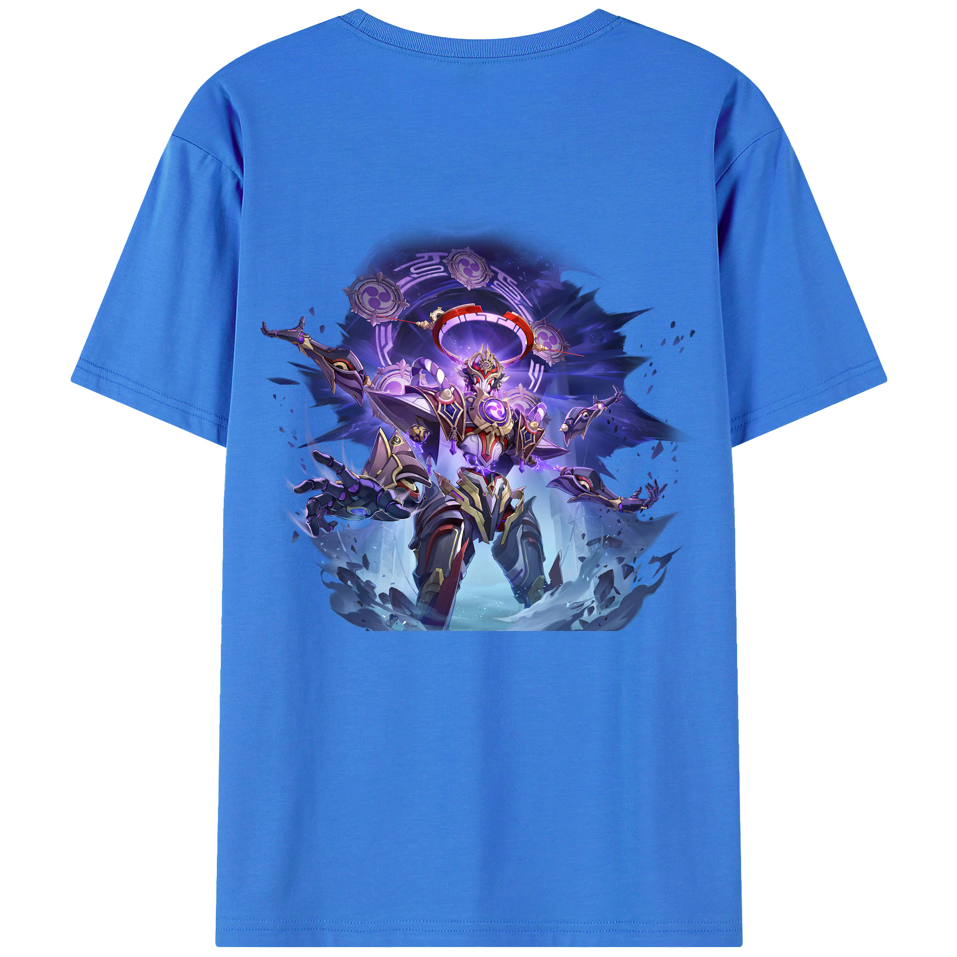 げんし神 さんペい genshin Sanpei 綿100％ メンズ半袖Tシャツ（バックプリント） 通気性