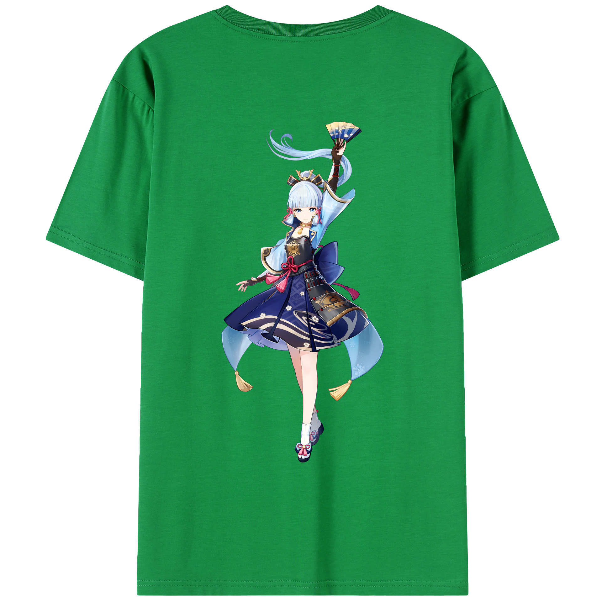 げんし神 神里綾華 神宮寺レン genshin Kamimiya Ren 綿100％ メンズ半袖Tシャツ（バックプリント） 通気性