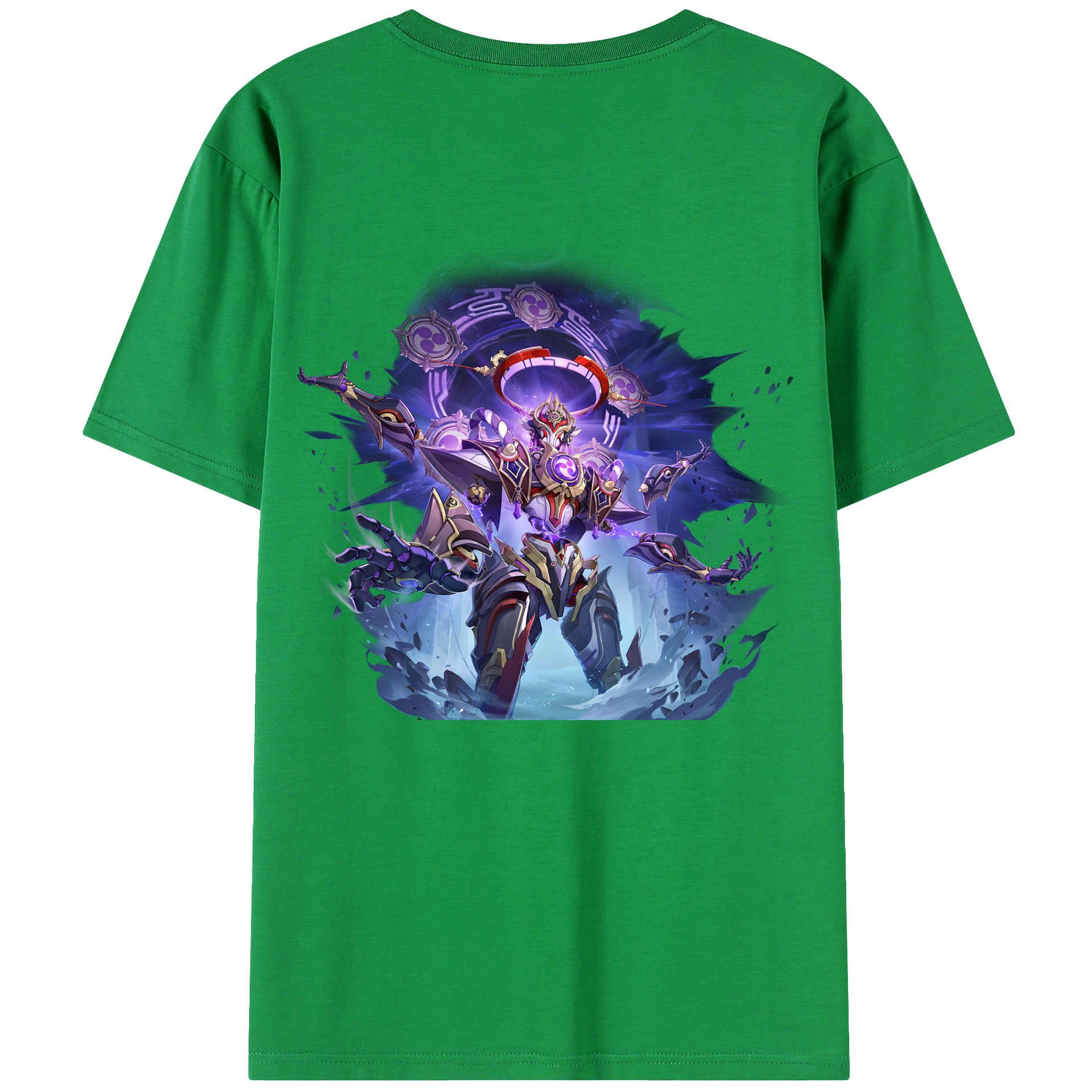 げんし神 さんペい genshin Sanpei 綿100％ メンズ半袖Tシャツ（バックプリント） 通気性