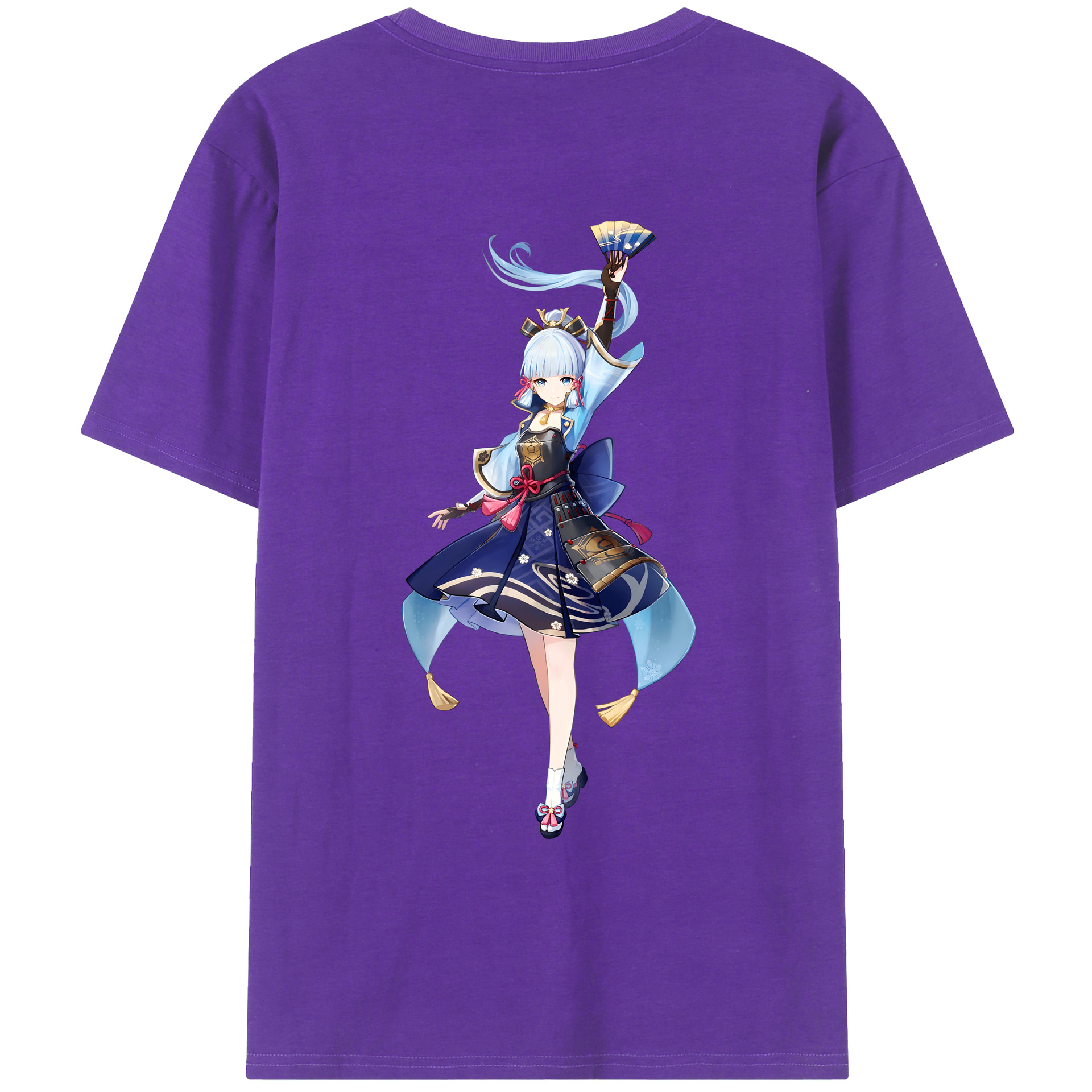 げんし神 神里綾華 神宮寺レン genshin Kamimiya Ren 綿100％ メンズ半袖Tシャツ（バックプリント） 通気性