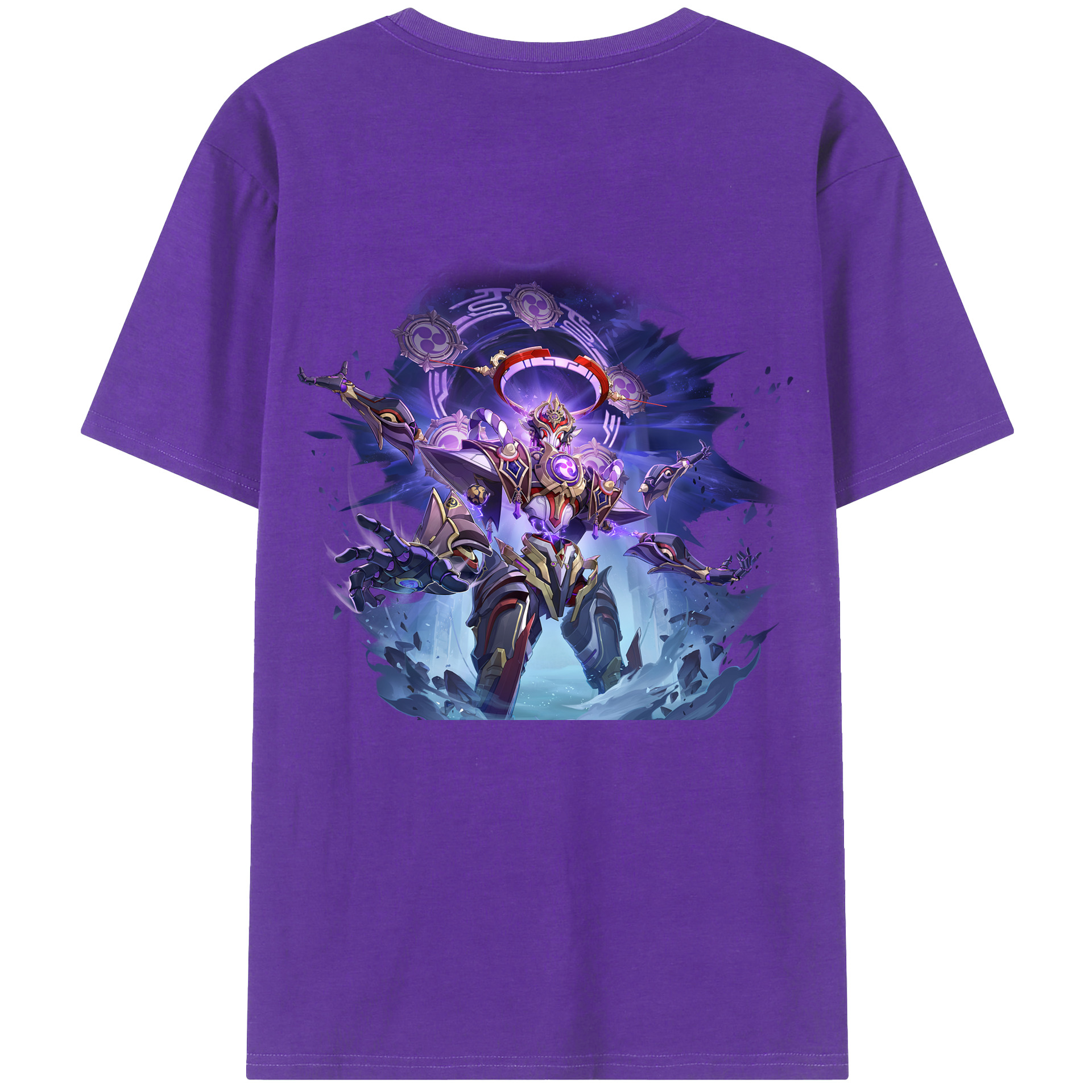 げんし神 さんペい genshin Sanpei 綿100％ メンズ半袖Tシャツ（バックプリント） 通気性