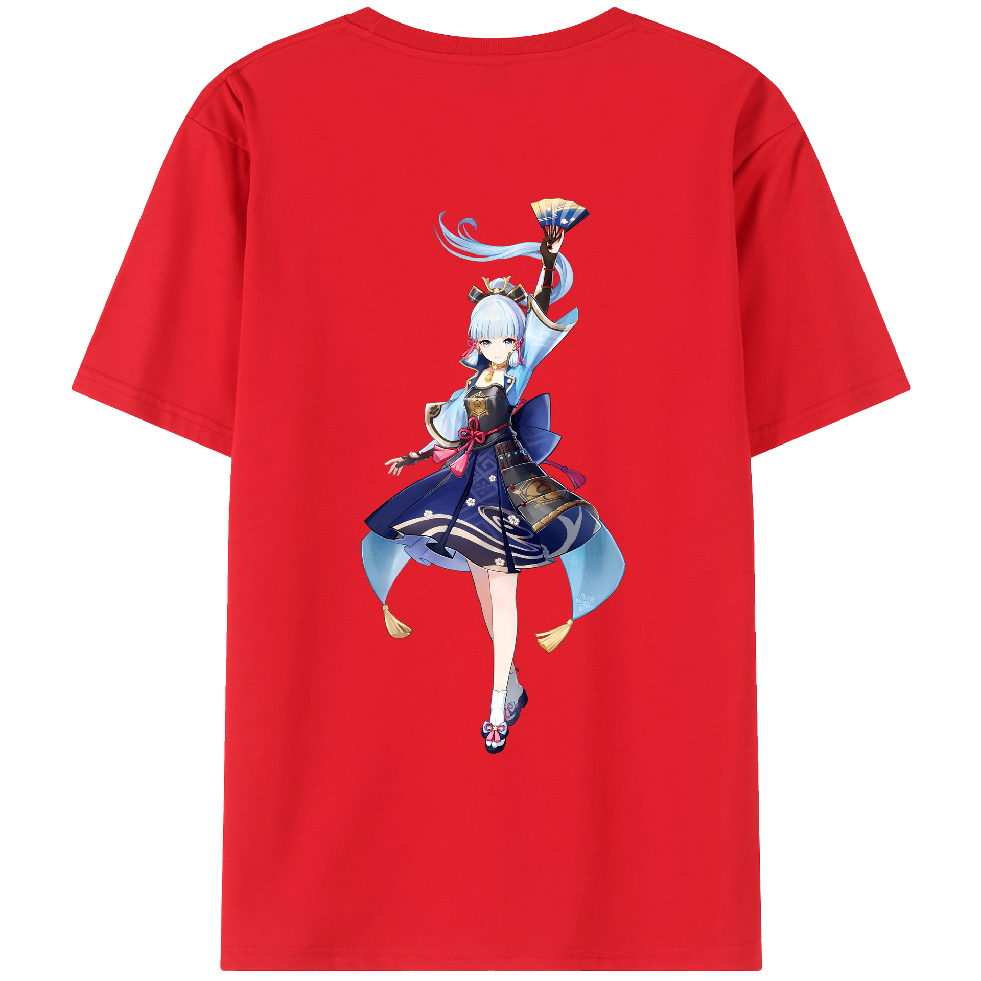 げんし神 神里綾華 神宮寺レン genshin Kamimiya Ren 綿100％ メンズ半袖Tシャツ（バックプリント） 通気性