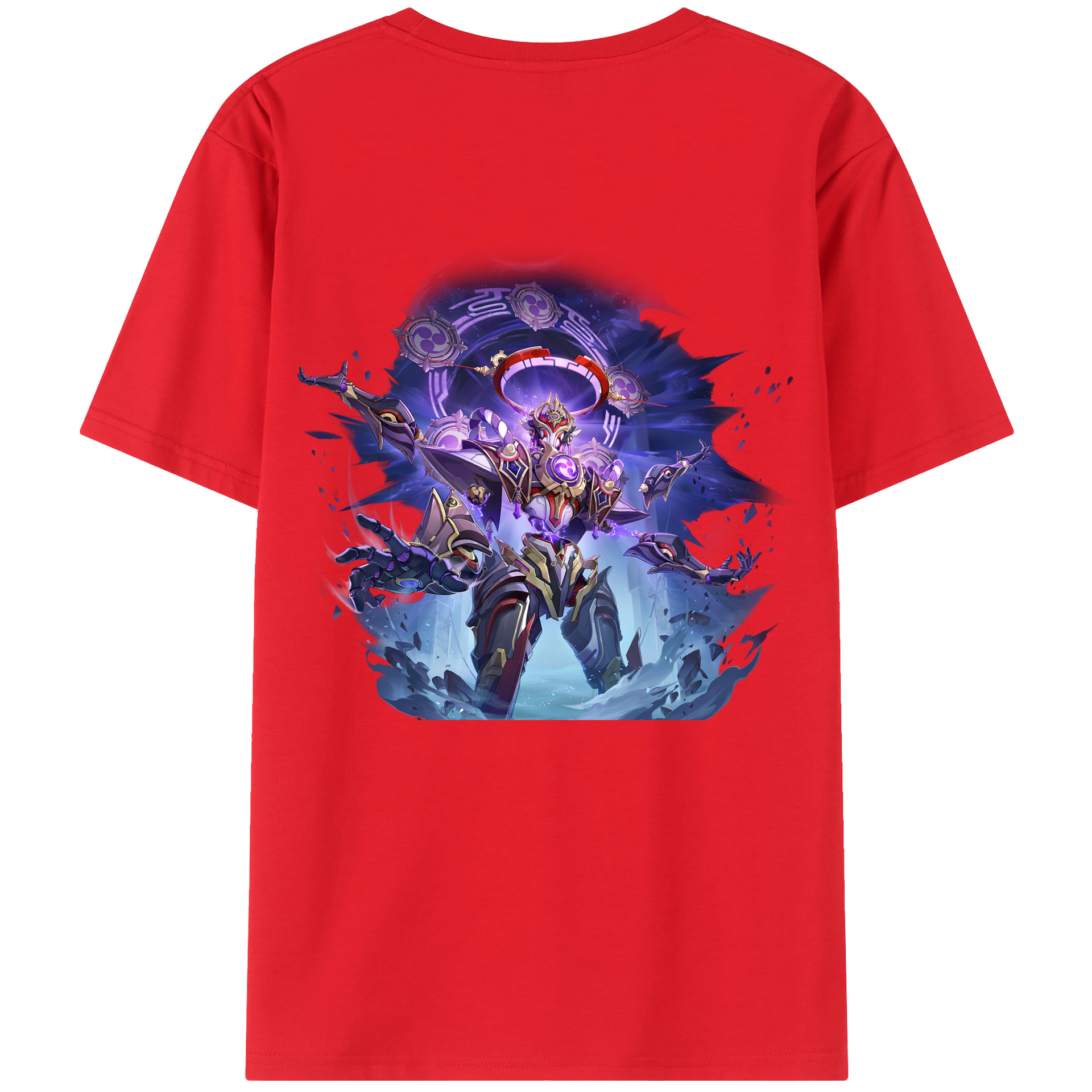げんし神 さんペい genshin Sanpei 綿100％ メンズ半袖Tシャツ（バックプリント） 通気性