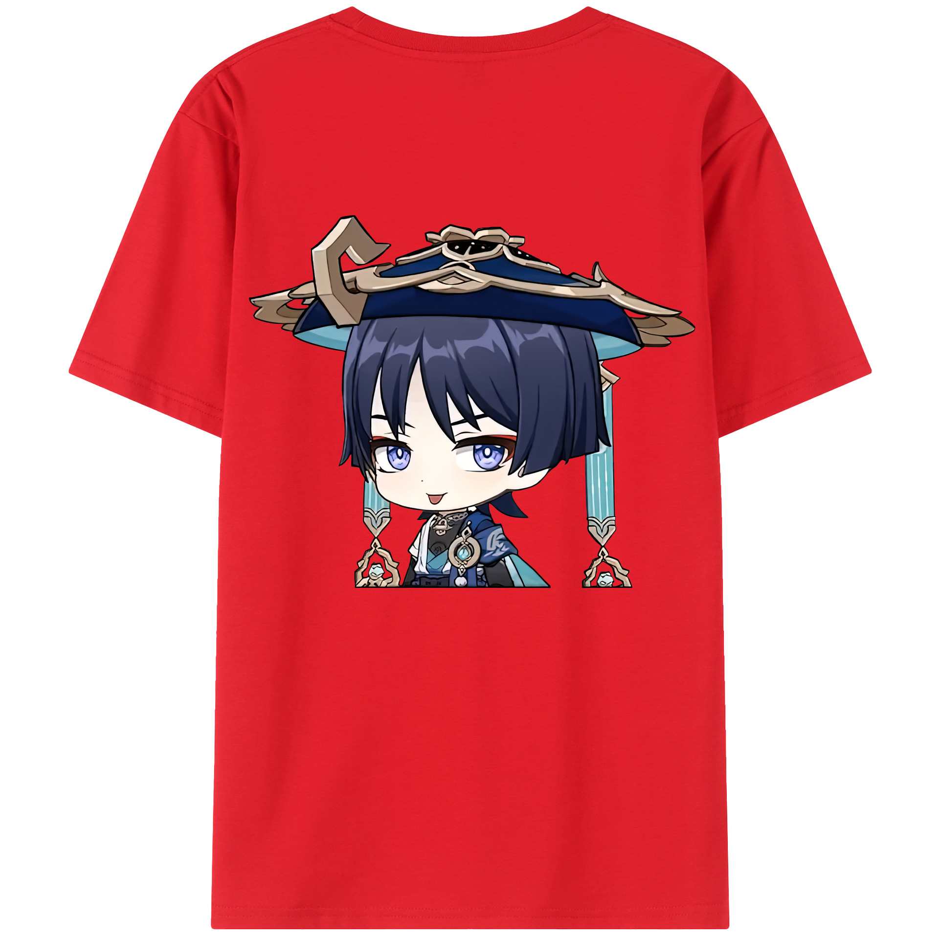 げんし神 さんペい genshin Sanpei 綿100％ メンズ半袖Tシャツ（バックプリント） 通気性
