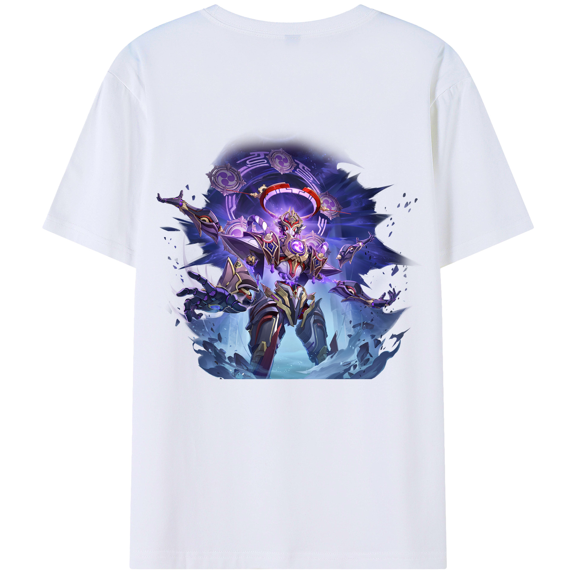 げんし神 さんペい genshin Sanpei 綿100％ メンズ半袖Tシャツ（バックプリント） 通気性