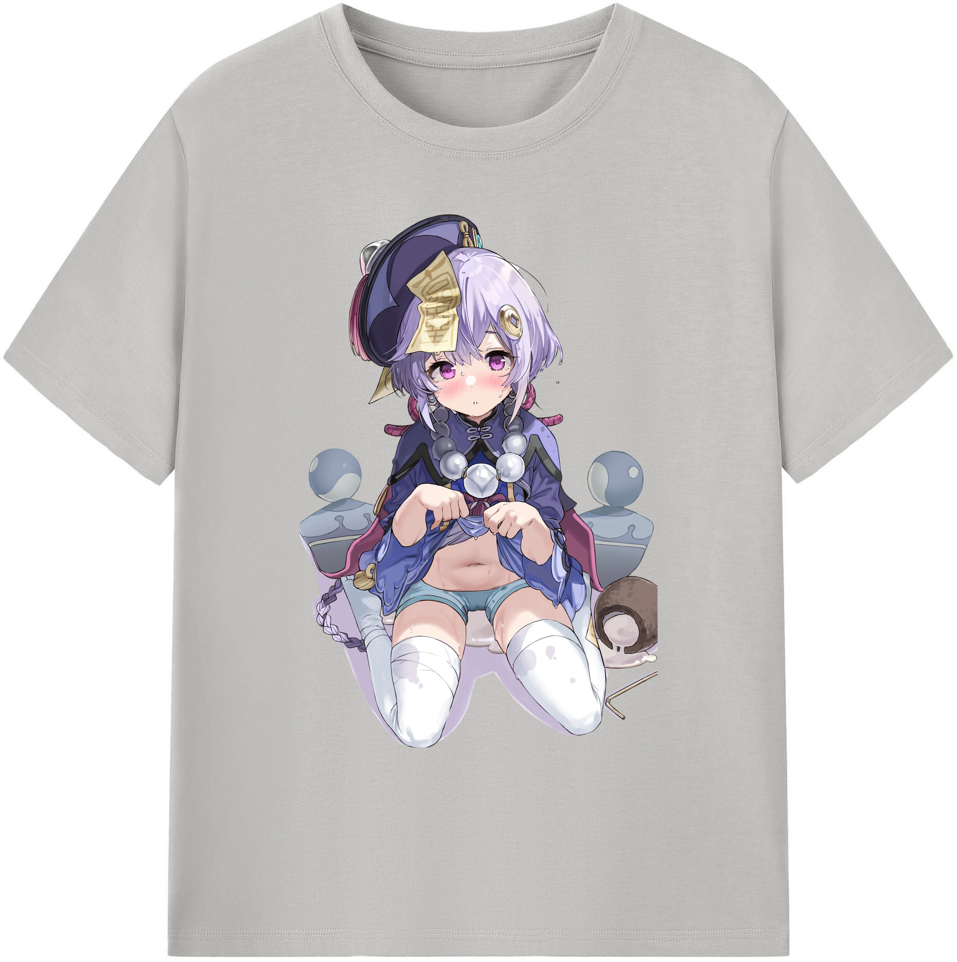 げんし神 七七 なな  genshin Nana 綿100％ メンズ半袖Tシャツ｜肌触りやわらか＆通気性