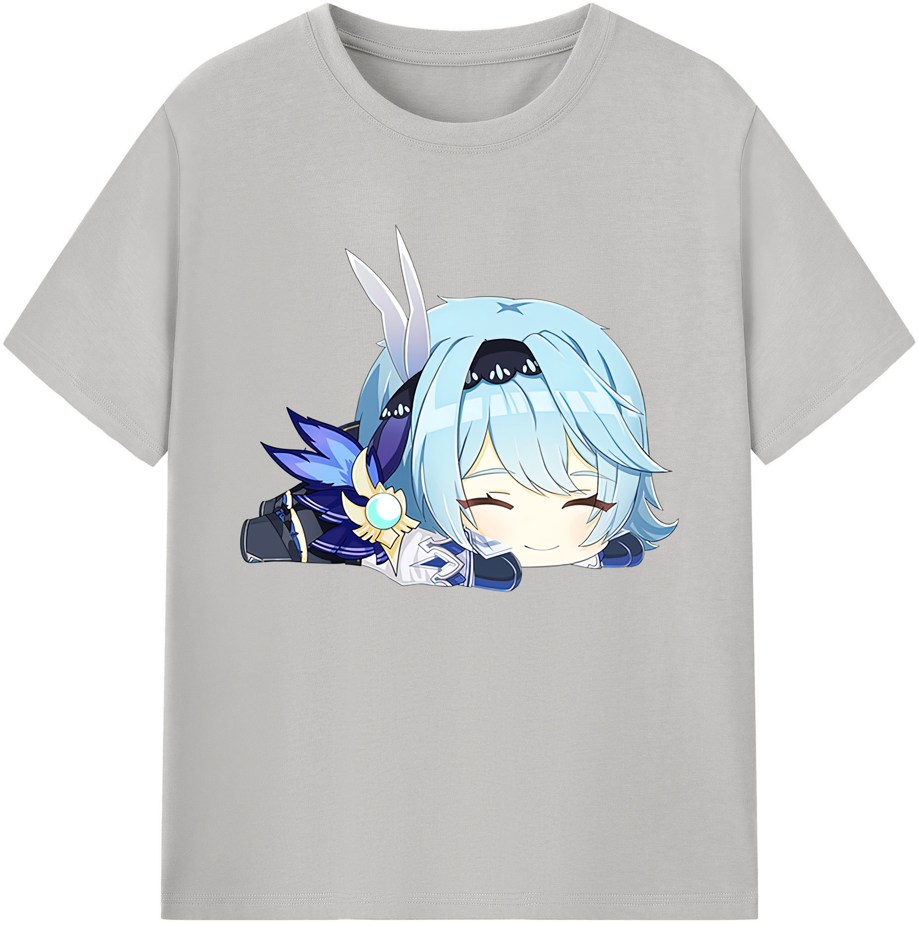げんし神 优菈 ゆうら genshin Yūra 綿100％ メンズ半袖Tシャツ｜肌触りやわらか＆通気性