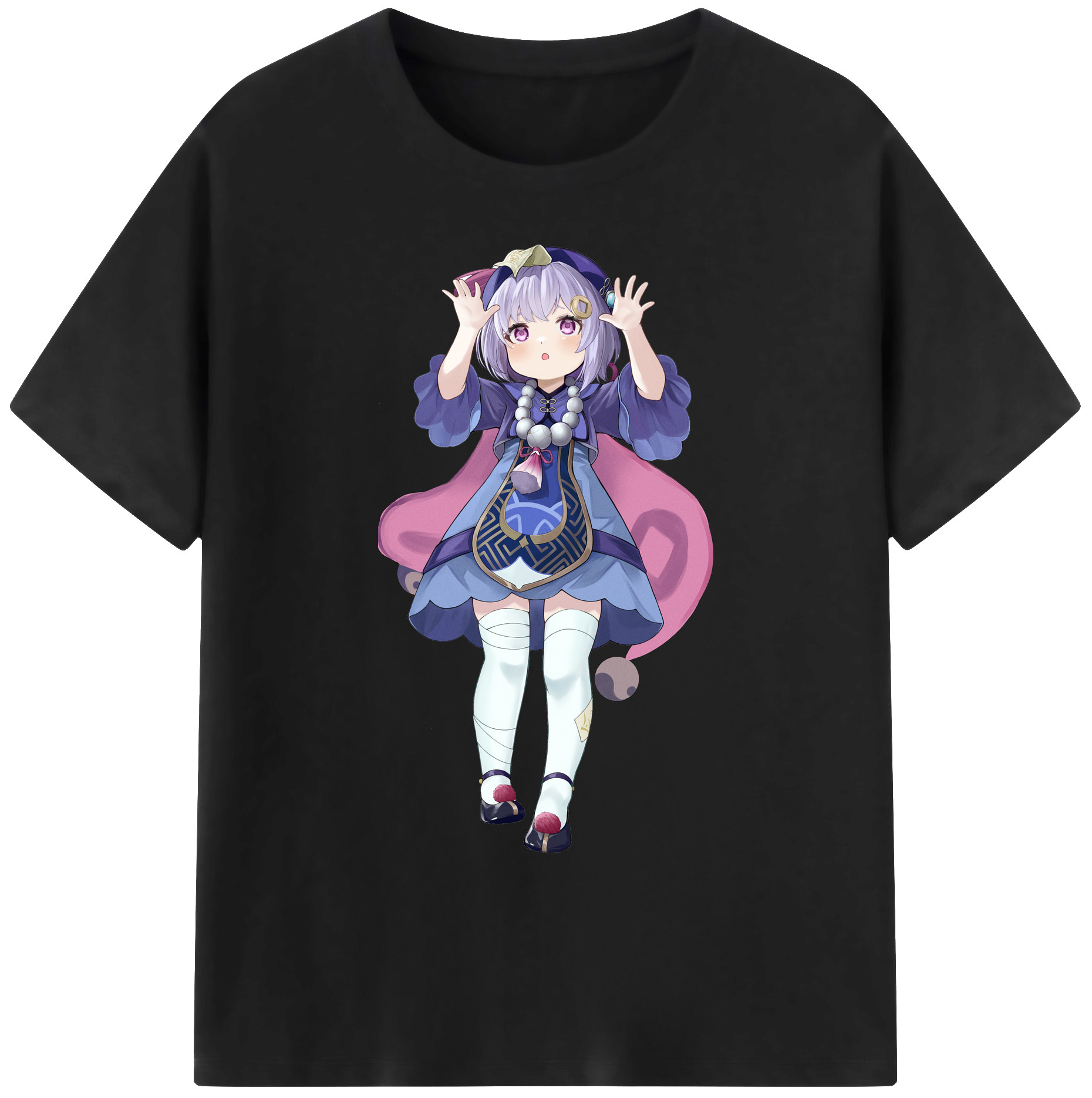 げんし神 七七 なな  genshin Nana 綿100％ メンズ半袖Tシャツ｜肌触りやわらか＆通気性