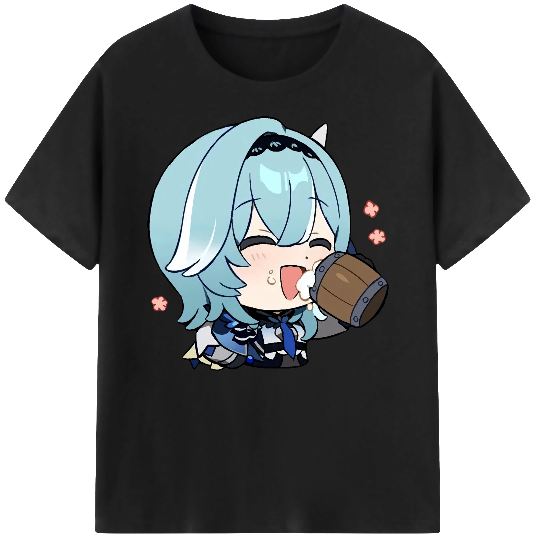 げんし神 优菈 ゆうら genshin Yūra 綿100％ メンズ半袖Tシャツ｜肌触りやわらか＆通気性