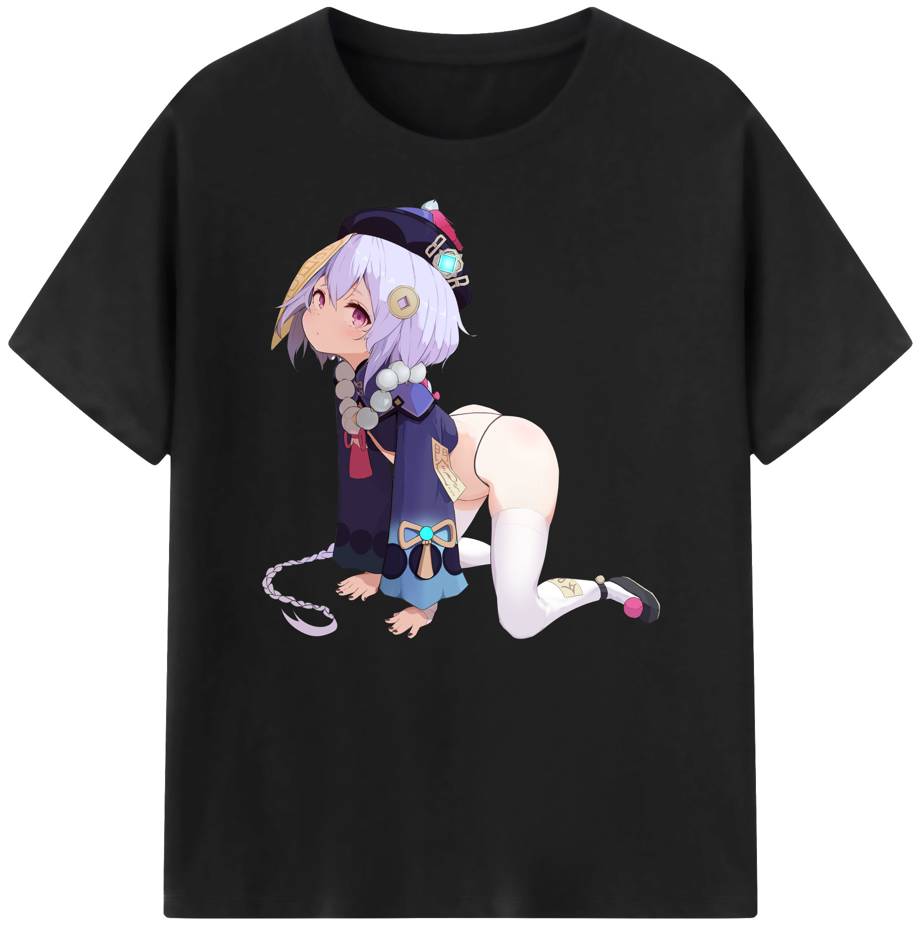 げんし神 七七 なな  genshin Nana 綿100％ メンズ半袖Tシャツ｜肌触りやわらか＆通気性