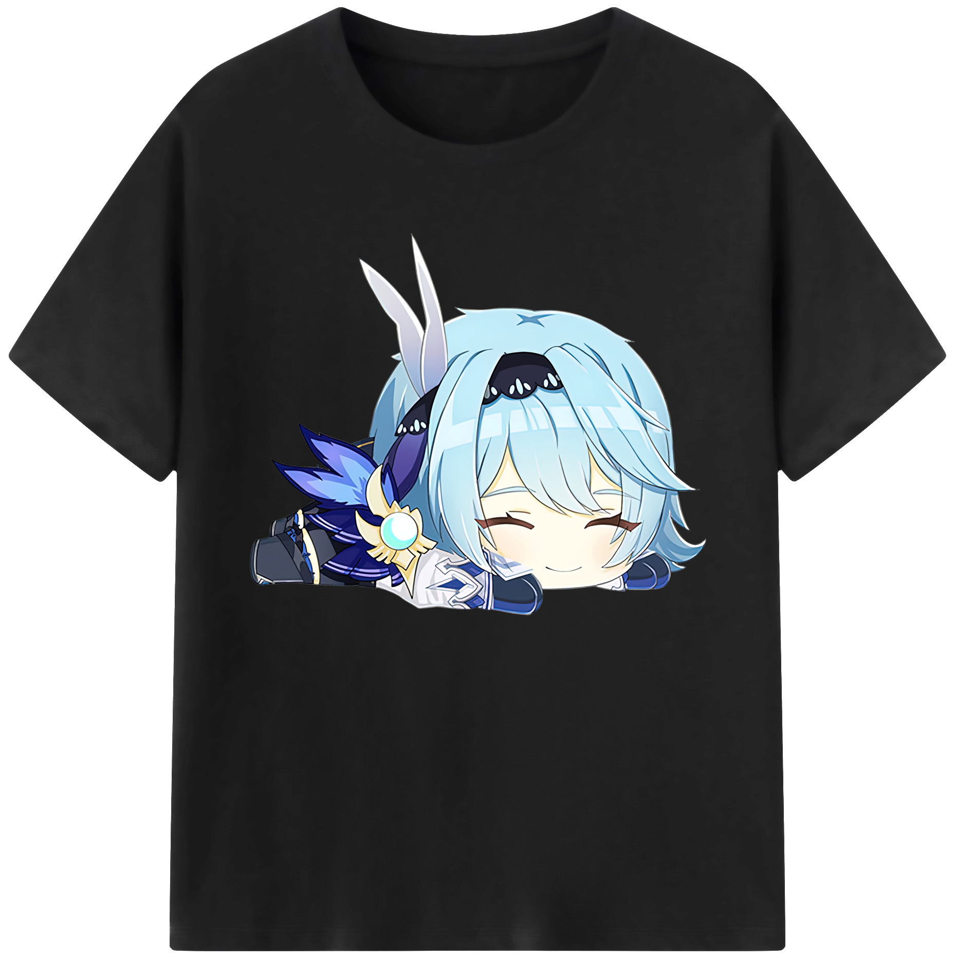 げんし神 优菈 ゆうら genshin Yūra 綿100％ メンズ半袖Tシャツ｜肌触りやわらか＆通気性