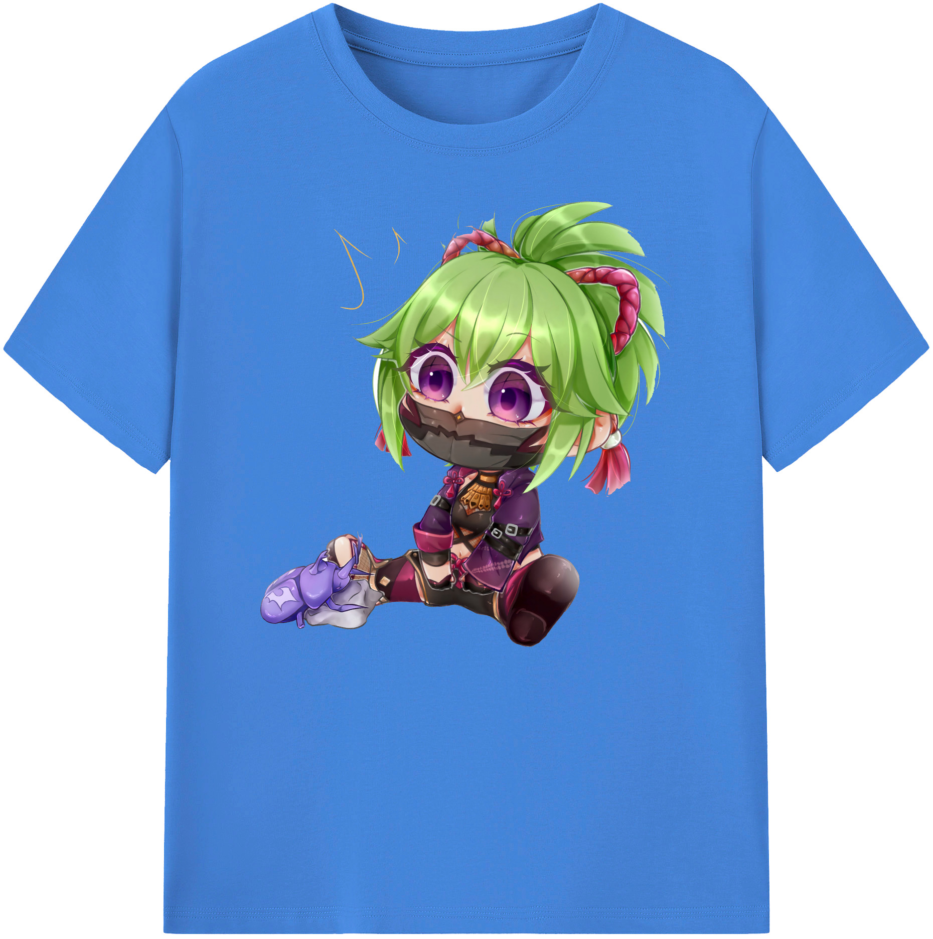 げんし神  久岐忍 くき しのぶ genshin Kuki Shinobu 綿100％ メンズ半袖Tシャツ｜肌触りやわらか＆通気性