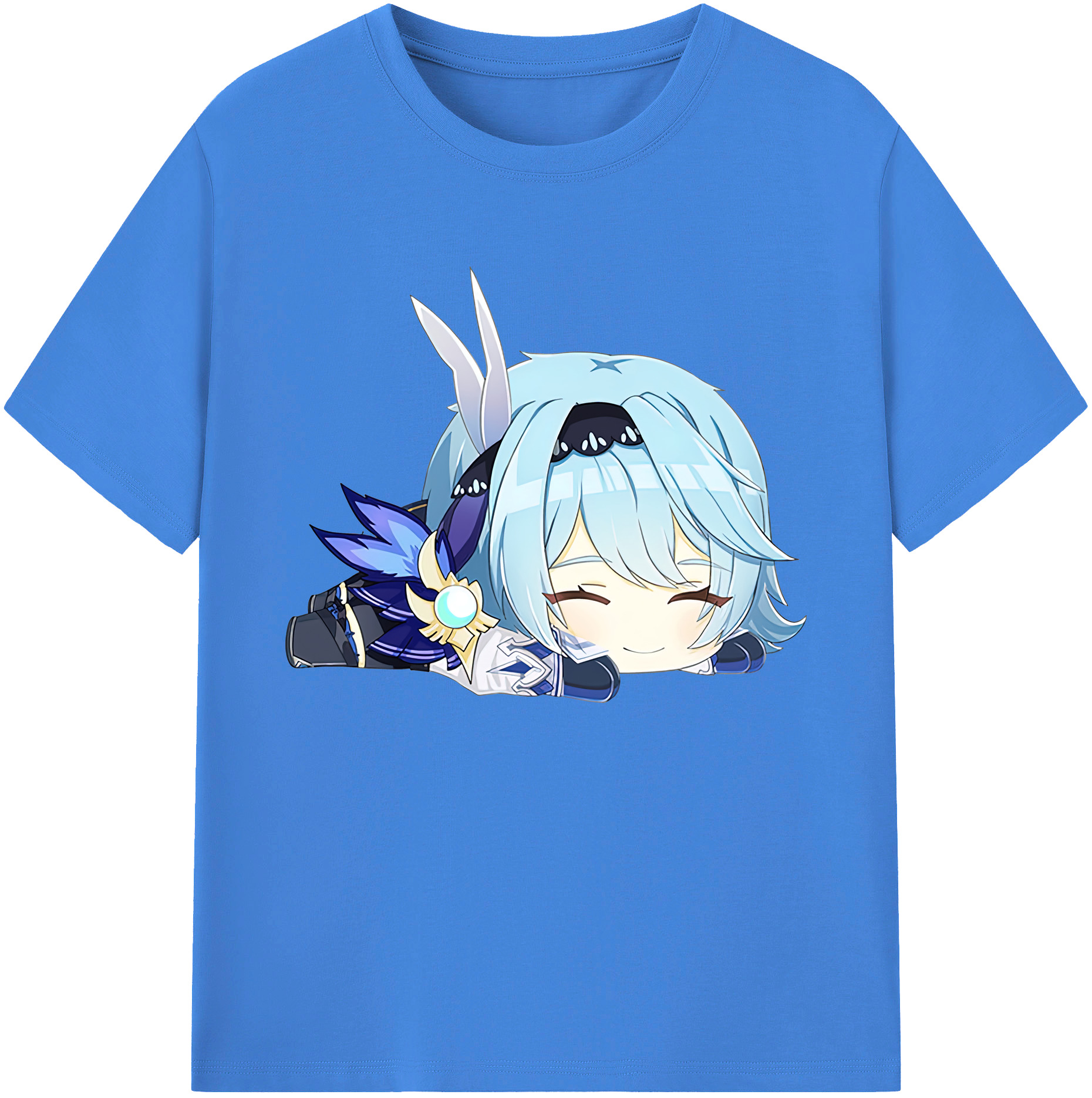 げんし神 优菈 ゆうら genshin Yūra 綿100％ メンズ半袖Tシャツ｜肌触りやわらか＆通気性