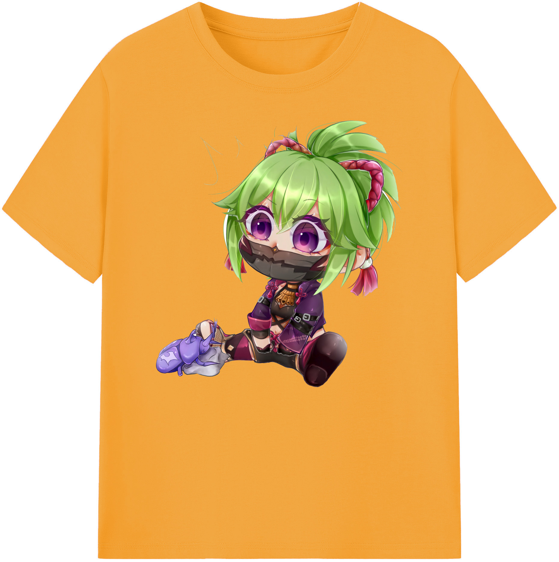 げんし神  久岐忍 くき しのぶ genshin Kuki Shinobu 綿100％ メンズ半袖Tシャツ｜肌触りやわらか＆通気性