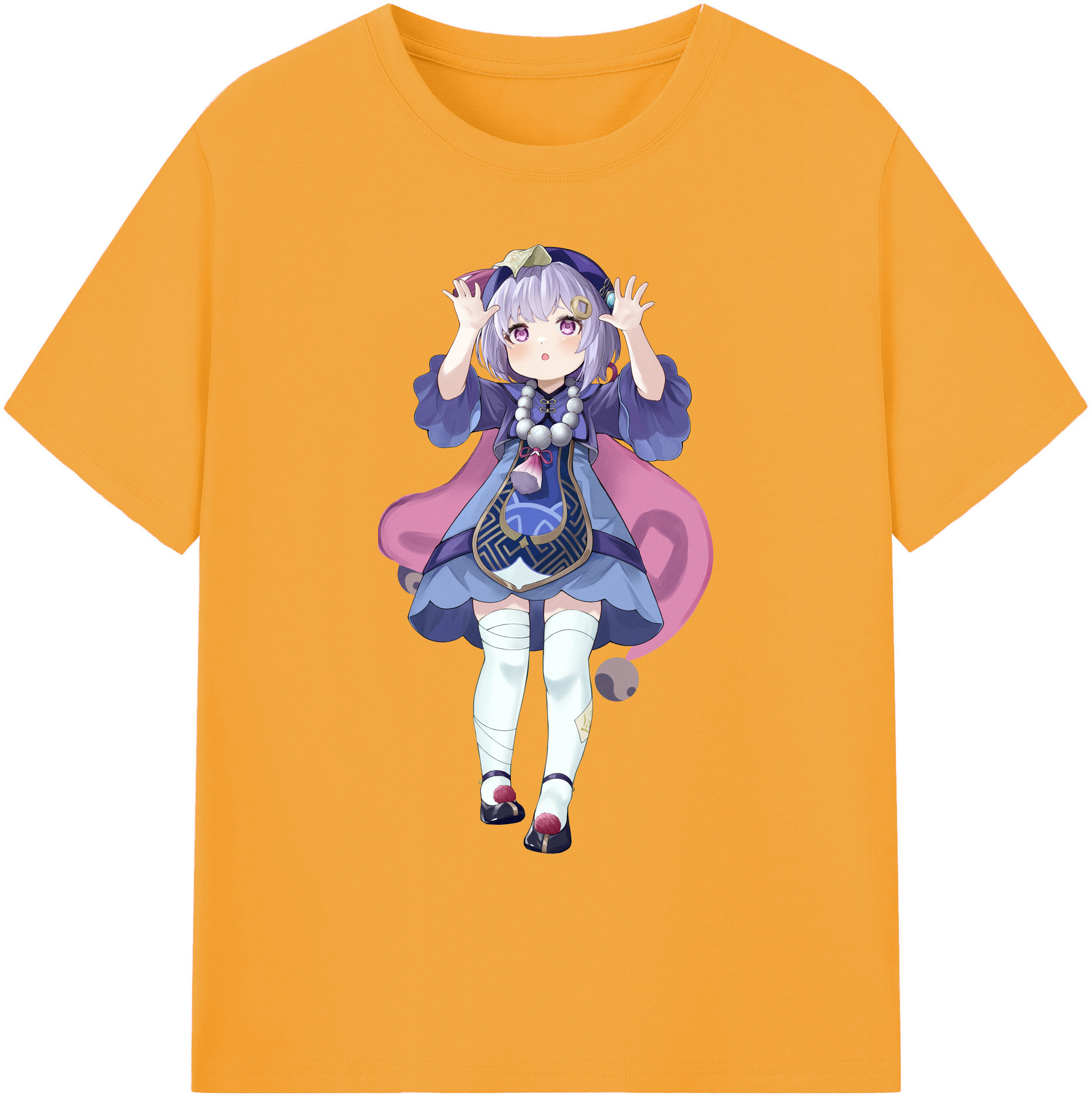 げんし神 七七 なな  genshin Nana 綿100％ メンズ半袖Tシャツ｜肌触りやわらか＆通気性