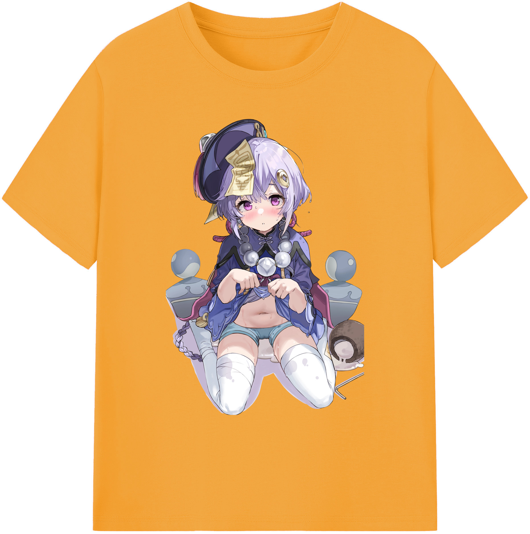 げんし神 七七 なな  genshin Nana 綿100％ メンズ半袖Tシャツ｜肌触りやわらか＆通気性