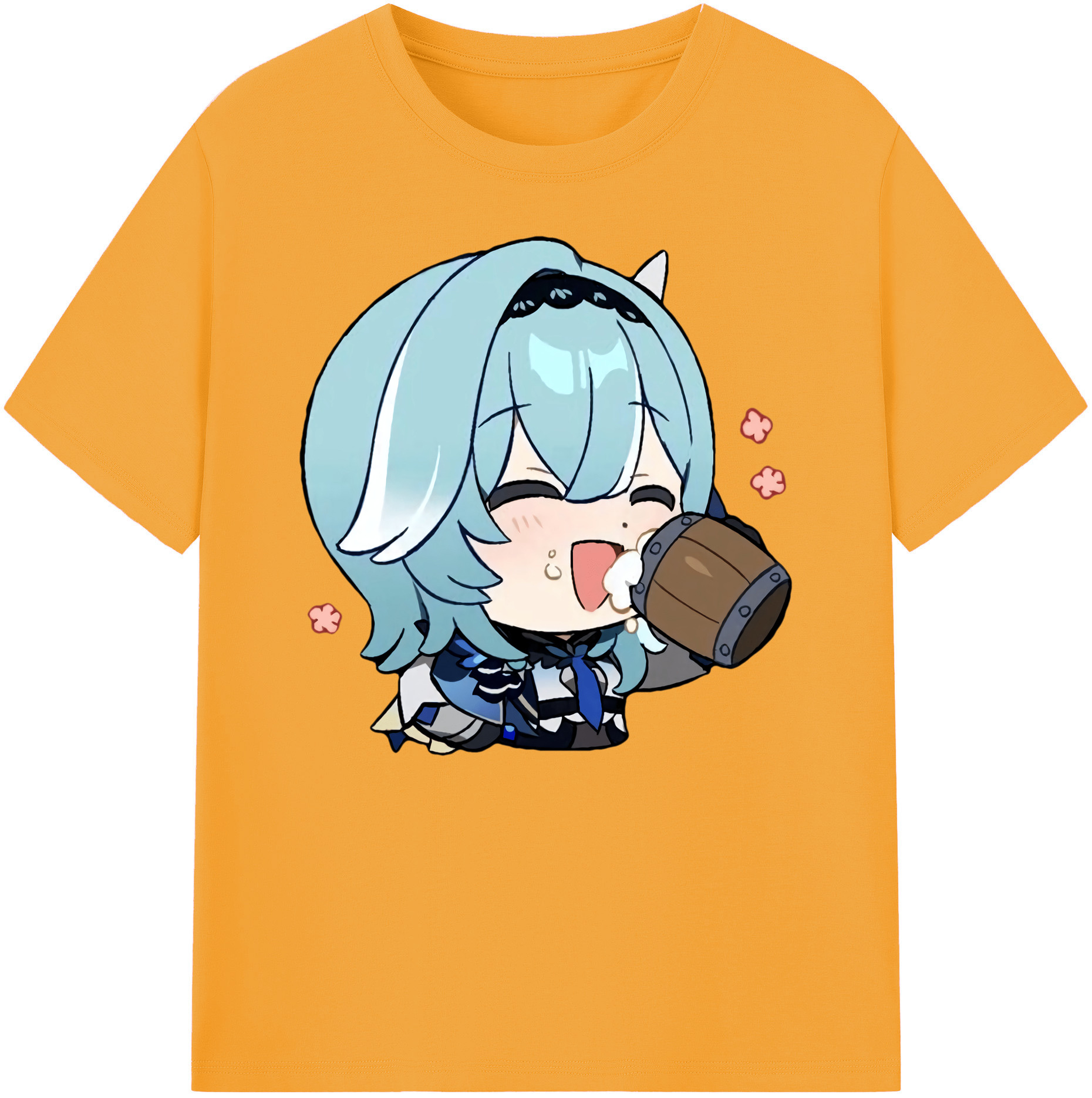 げんし神 优菈 ゆうら genshin Yūra 綿100％ メンズ半袖Tシャツ｜肌触りやわらか＆通気性