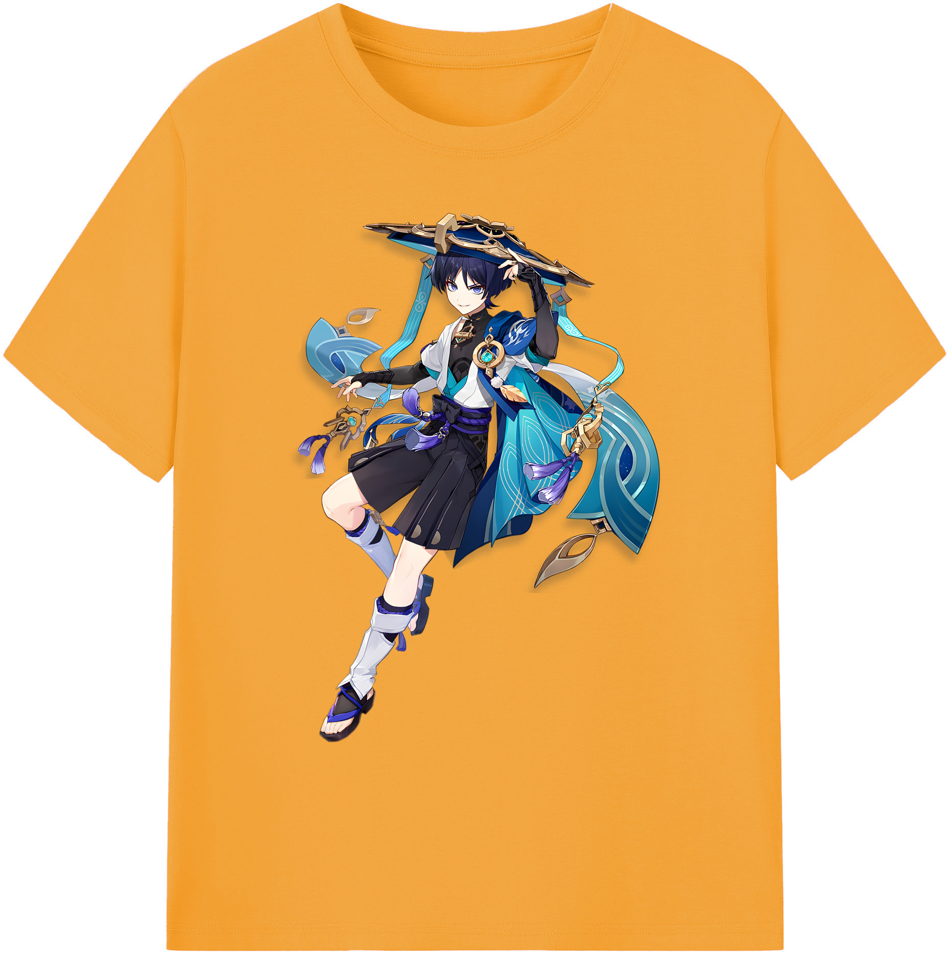 げんし神 さんペい genshin Sanpei 綿100％ メンズ半袖Tシャツ｜肌触りやわらか＆通気性