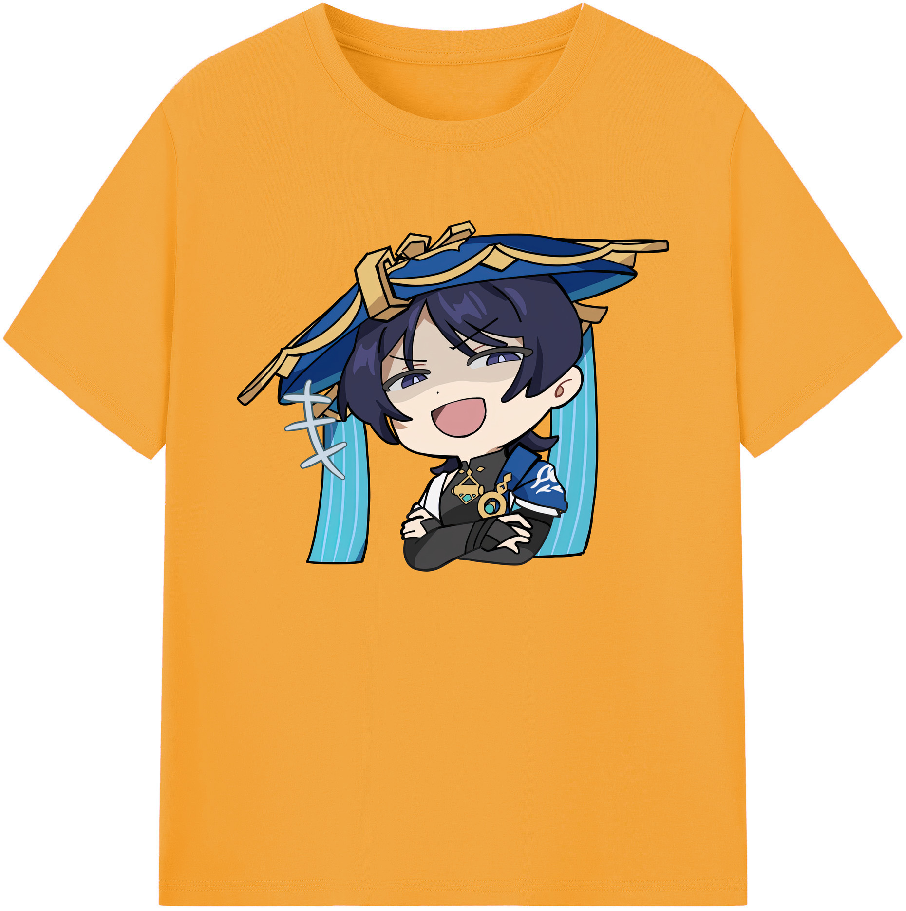 げんし神 さんペい genshin Sanpei 綿100％ メンズ半袖Tシャツ｜肌触りやわらか＆通気性