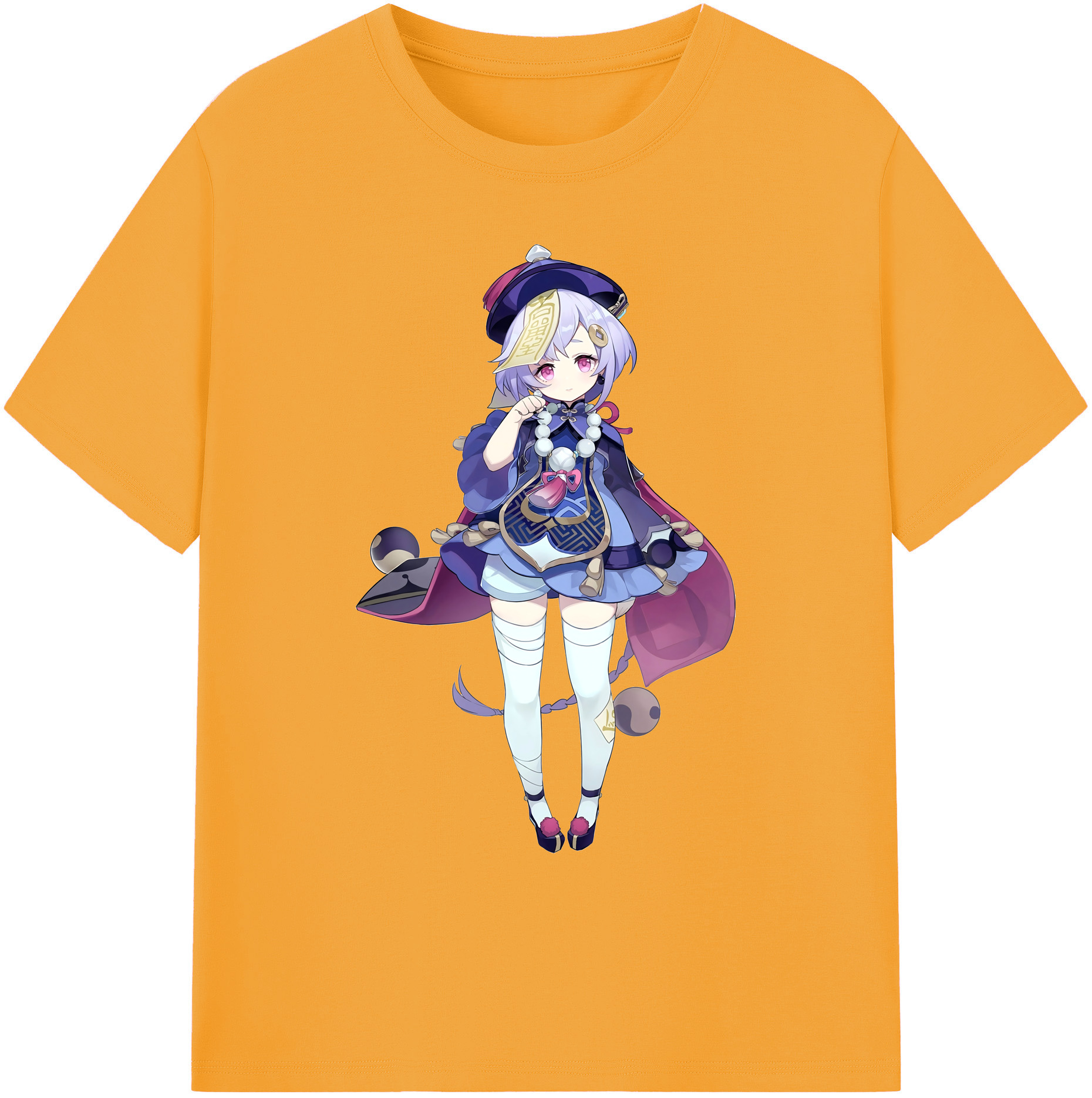 げんし神 七七 なな  genshin Nana 綿100％ メンズ半袖Tシャツ｜肌触りやわらか＆通気性