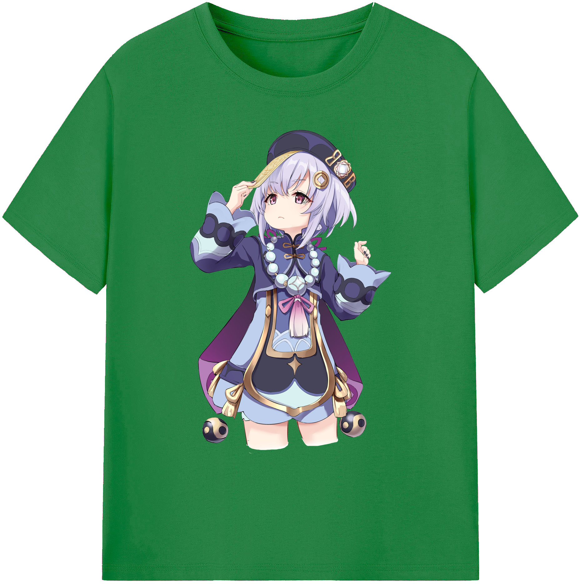 げんし神 七七 なな  genshin Nana 綿100％ メンズ半袖Tシャツ｜肌触りやわらか＆通気性