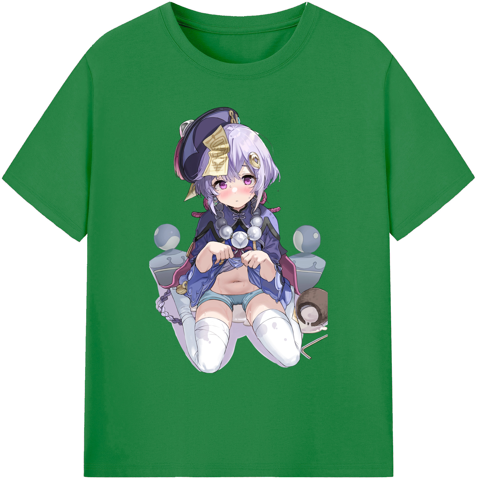 げんし神 七七 なな  genshin Nana 綿100％ メンズ半袖Tシャツ｜肌触りやわらか＆通気性