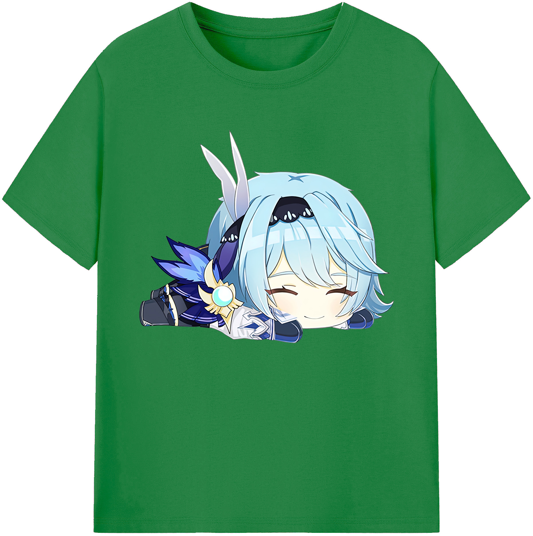 げんし神 优菈 ゆうら genshin Yūra 綿100％ メンズ半袖Tシャツ｜肌触りやわらか＆通気性