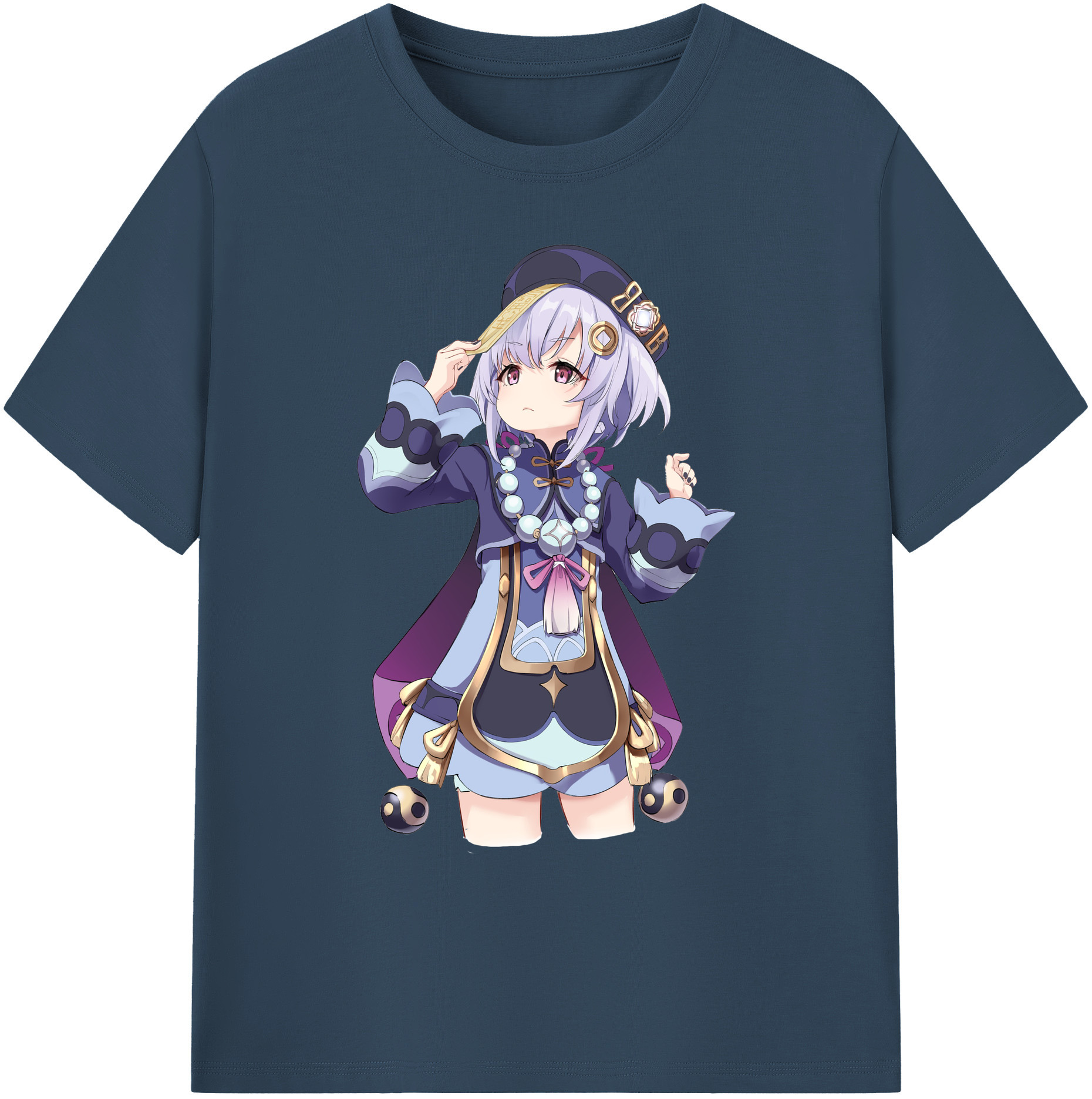 げんし神 七七 なな  genshin Nana 綿100％ メンズ半袖Tシャツ｜肌触りやわらか＆通気性