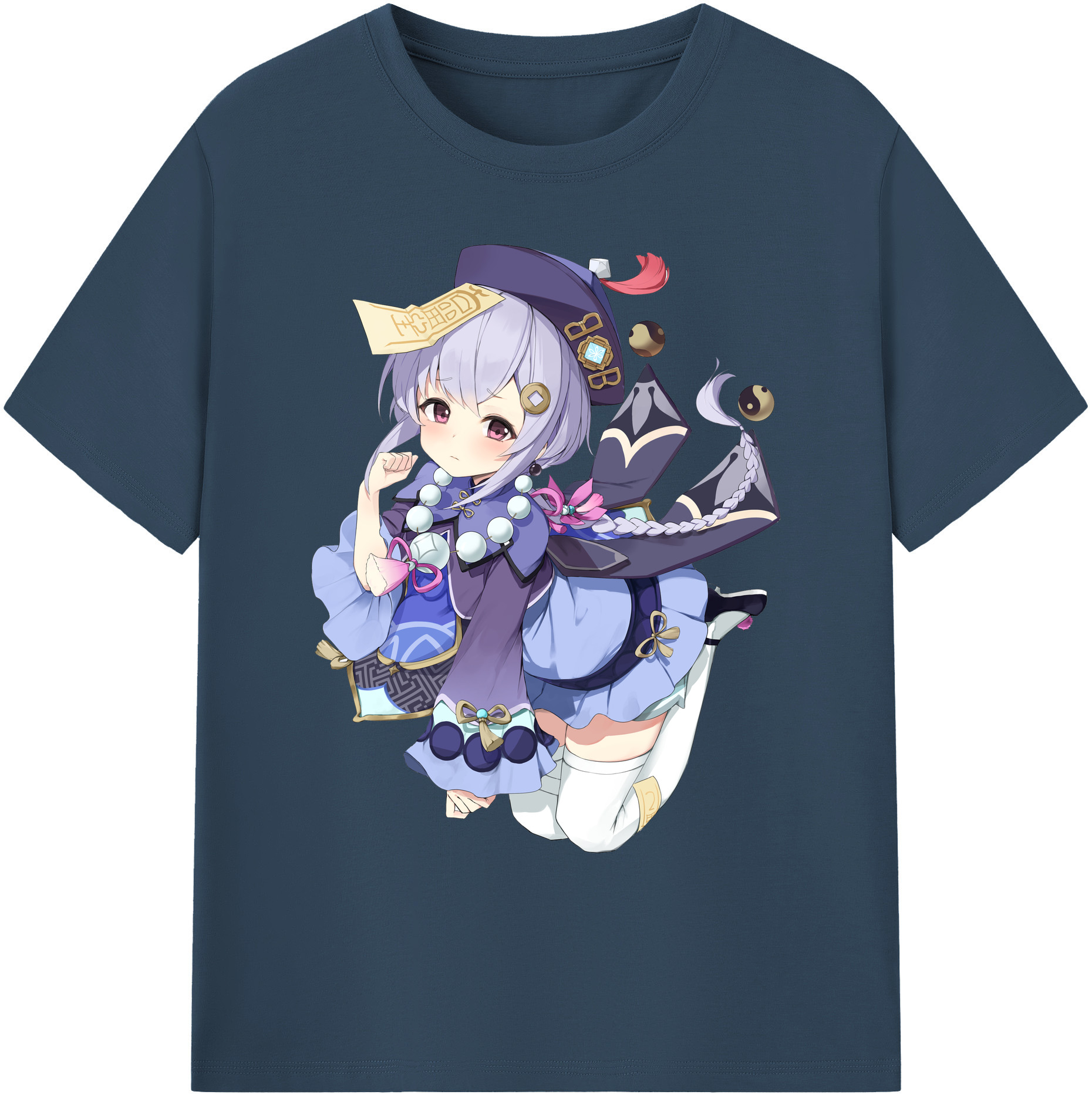 げんし神 七七 なな  genshin Nana 綿100％ メンズ半袖Tシャツ｜肌触りやわらか＆通気性
