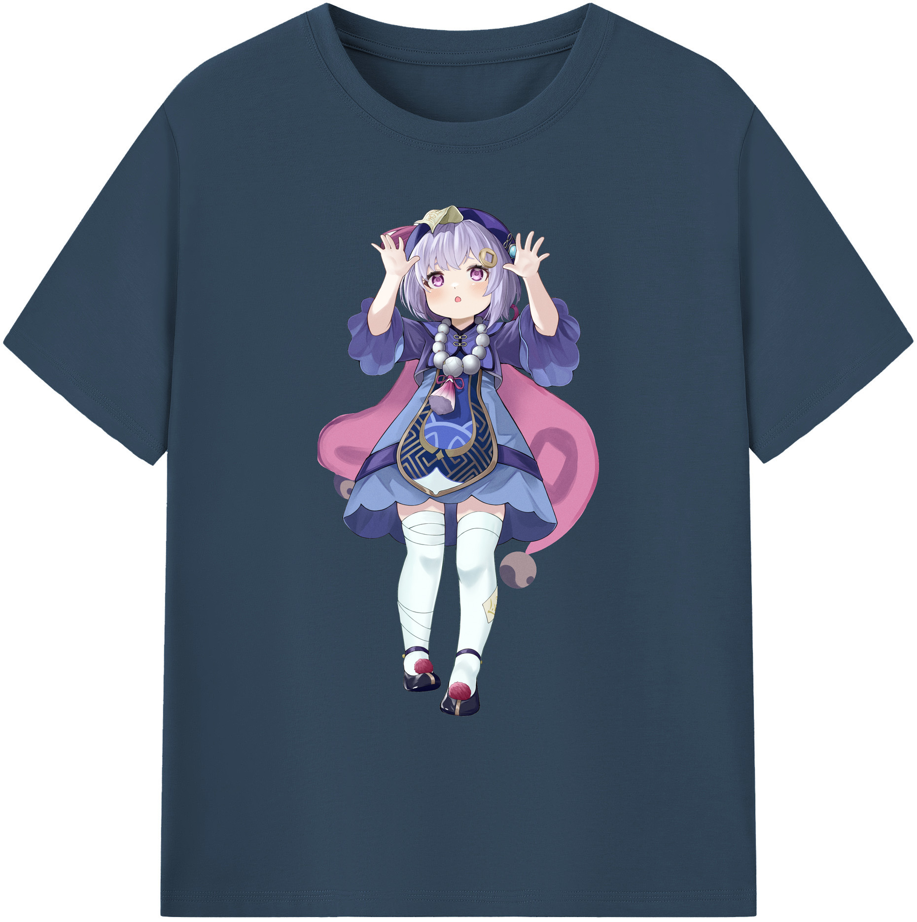 げんし神 七七 なな  genshin Nana 綿100％ メンズ半袖Tシャツ｜肌触りやわらか＆通気性