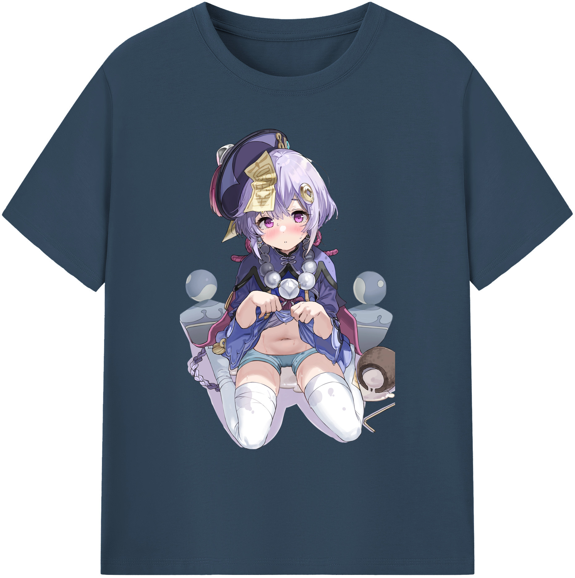 げんし神 七七 なな  genshin Nana 綿100％ メンズ半袖Tシャツ｜肌触りやわらか＆通気性