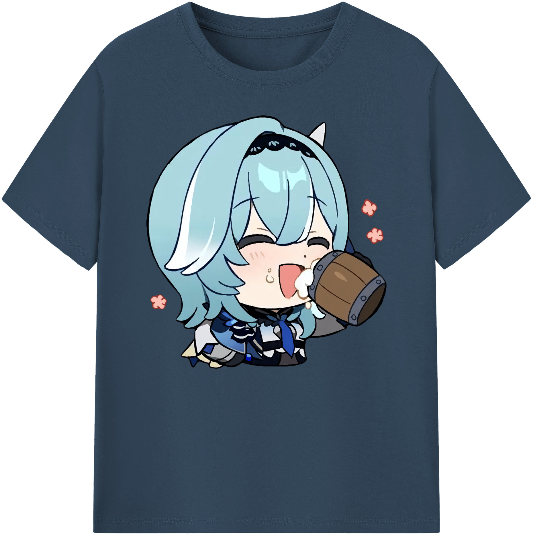 げんし神 优菈 ゆうら genshin Yūra 綿100％ メンズ半袖Tシャツ｜肌触りやわらか＆通気性