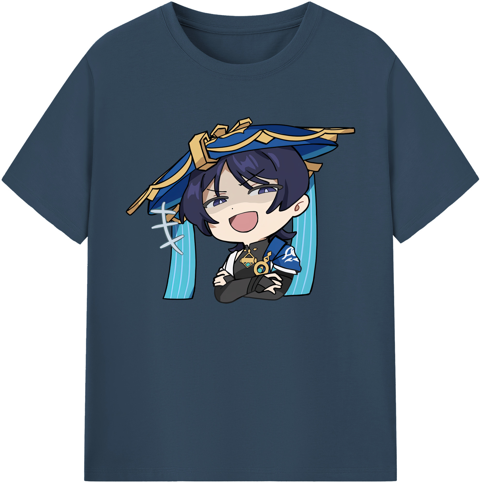 げんし神 さんペい genshin Sanpei 綿100％ メンズ半袖Tシャツ｜肌触りやわらか＆通気性