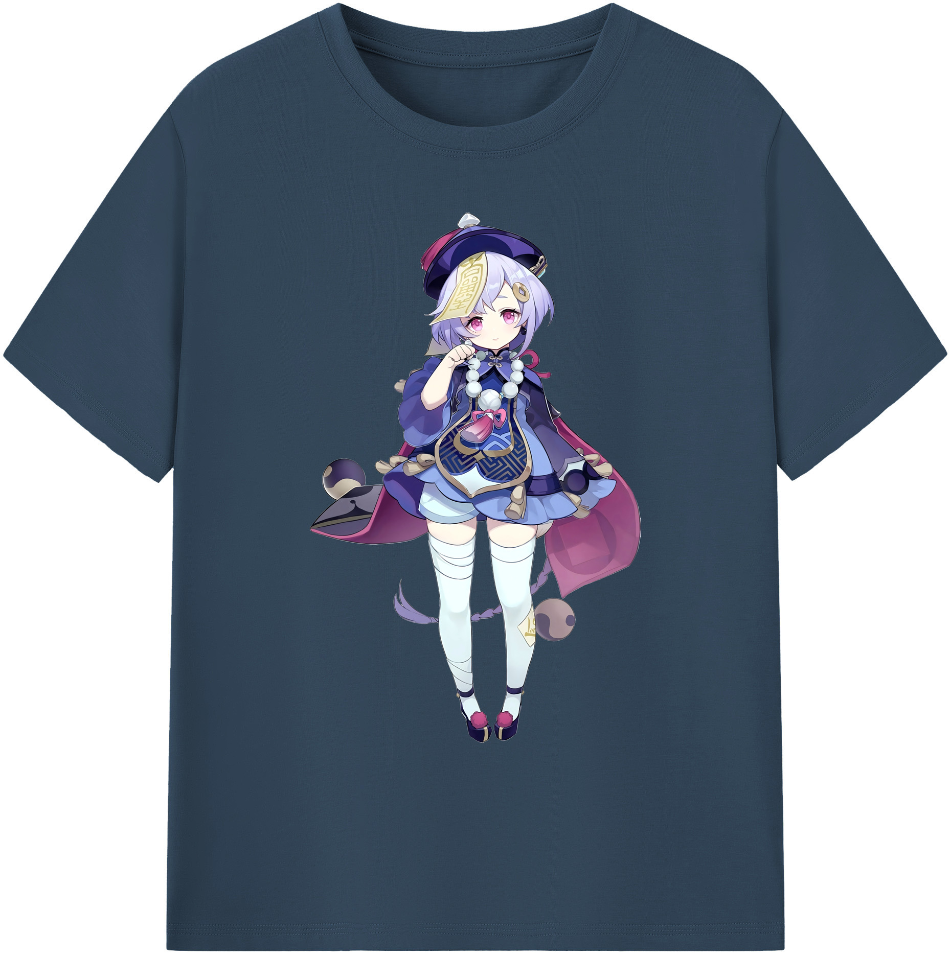 げんし神 七七 なな  genshin Nana 綿100％ メンズ半袖Tシャツ｜肌触りやわらか＆通気性