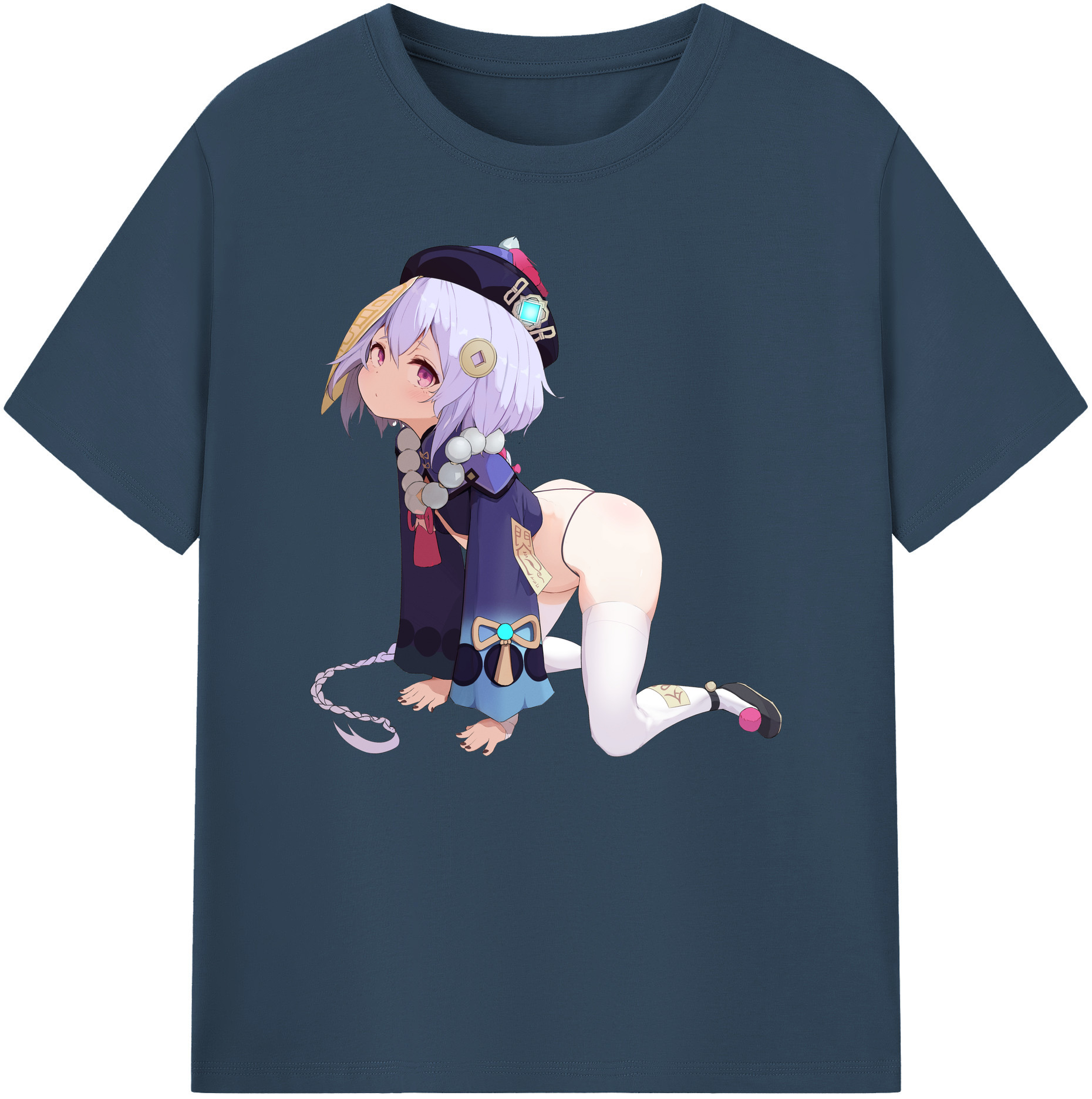 げんし神 七七 なな  genshin Nana 綿100％ メンズ半袖Tシャツ｜肌触りやわらか＆通気性