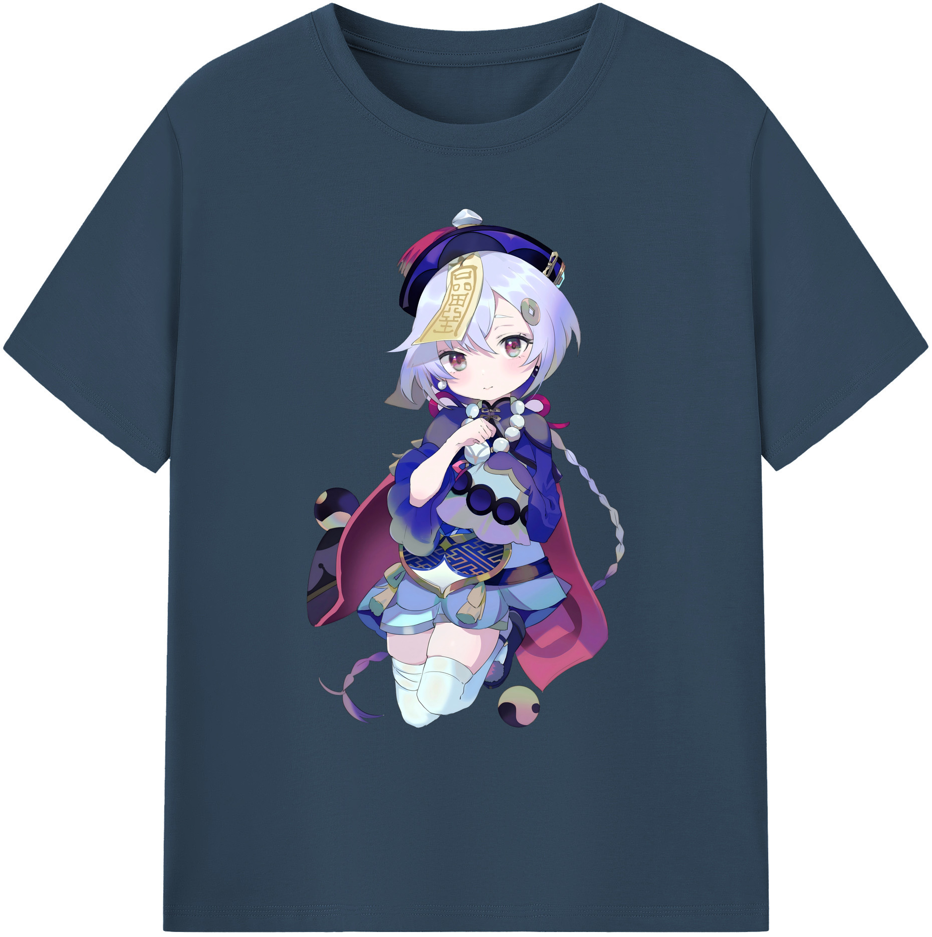 げんし神 七七 なな  genshin Nana 綿100％ メンズ半袖Tシャツ｜肌触りやわらか＆通気性