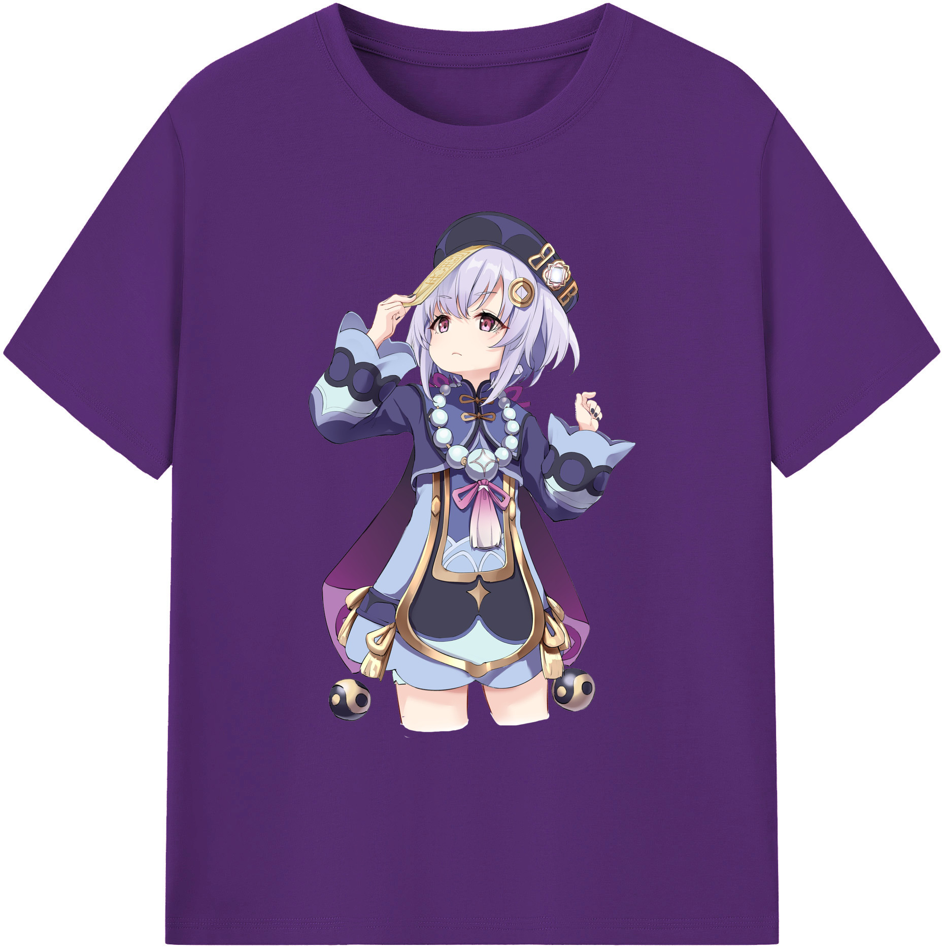 げんし神 七七 なな  genshin Nana 綿100％ メンズ半袖Tシャツ｜肌触りやわらか＆通気性