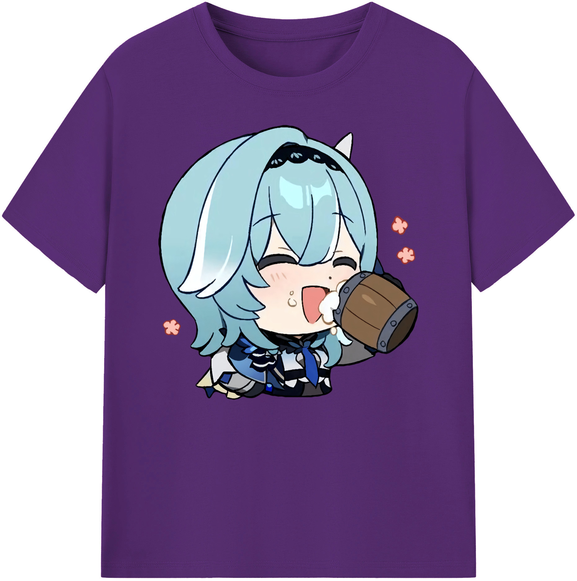 げんし神 优菈 ゆうら genshin Yūra 綿100％ メンズ半袖Tシャツ｜肌触りやわらか＆通気性
