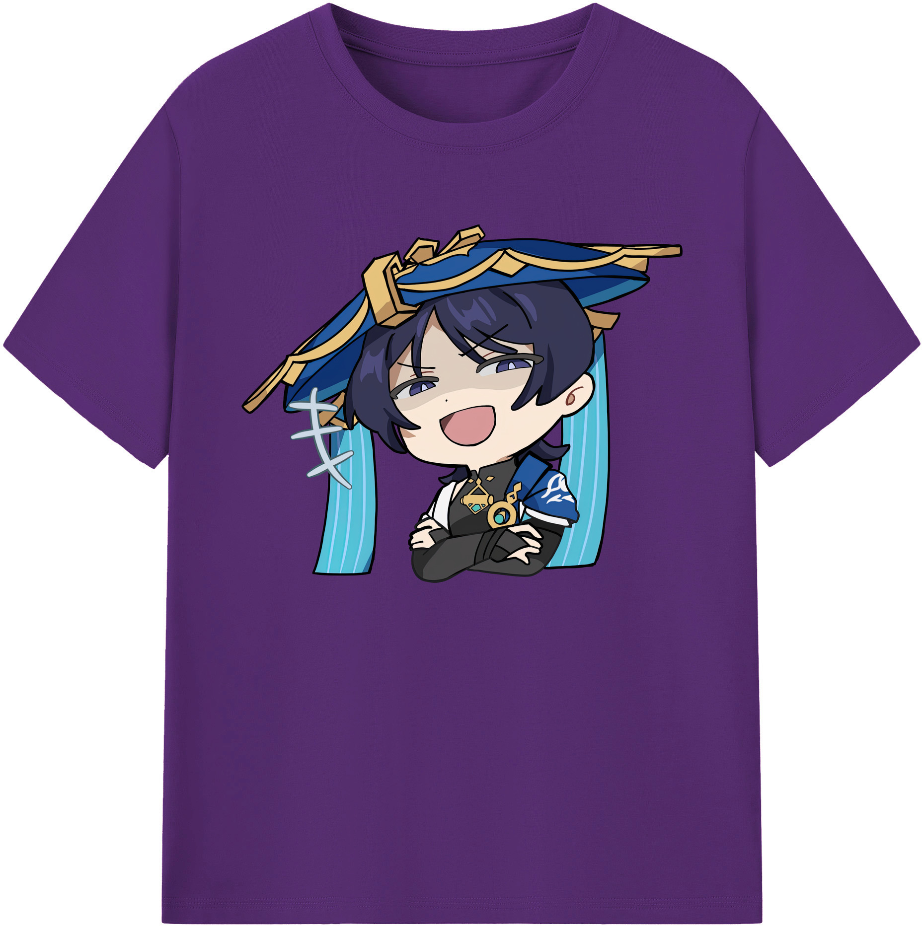 げんし神 さんペい genshin Sanpei 綿100％ メンズ半袖Tシャツ｜肌触りやわらか＆通気性