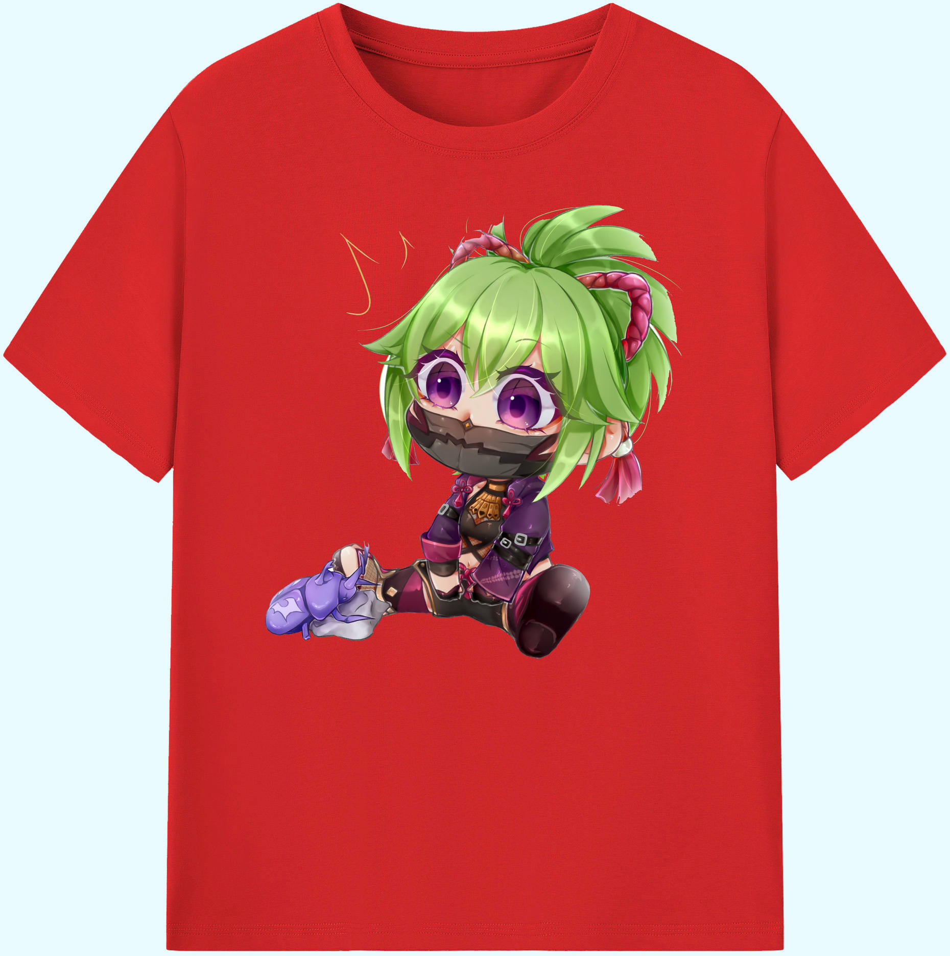 げんし神  久岐忍 くき しのぶ genshin Kuki Shinobu 綿100％ メンズ半袖Tシャツ｜肌触りやわらか＆通気性