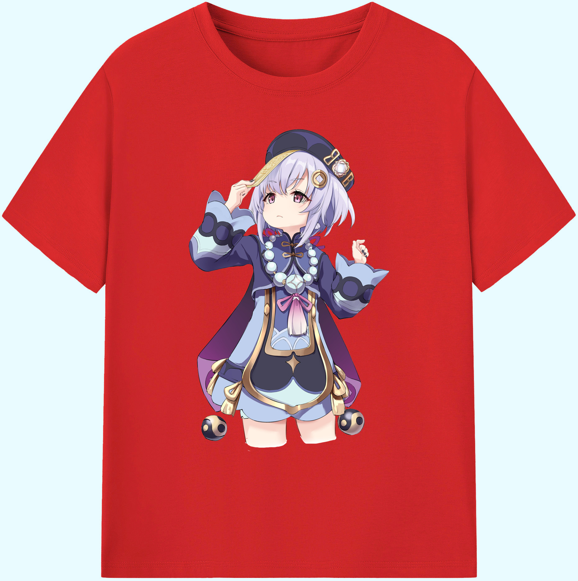 げんし神 七七 なな  genshin Nana 綿100％ メンズ半袖Tシャツ｜肌触りやわらか＆通気性