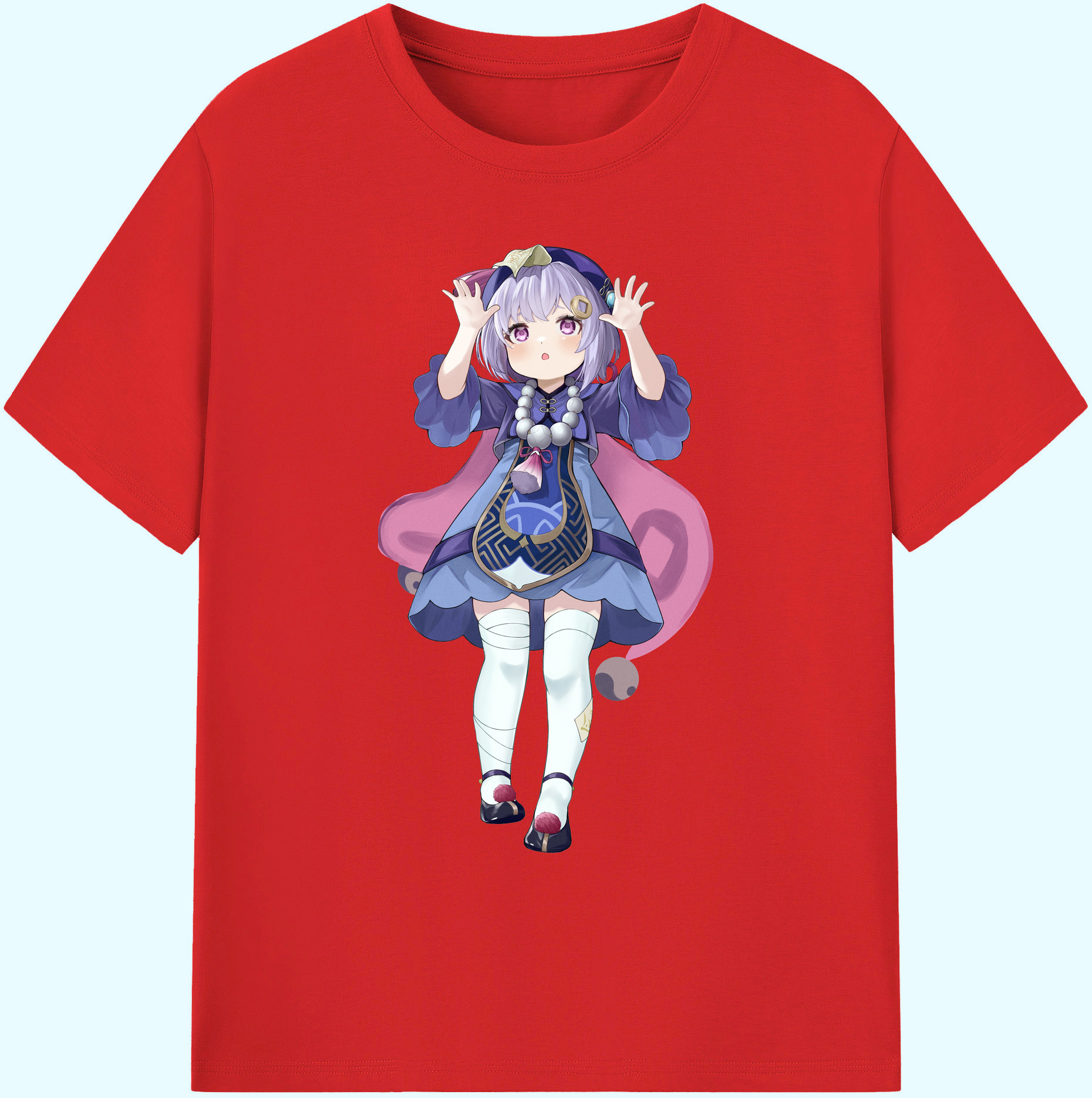 げんし神 七七 なな  genshin Nana 綿100％ メンズ半袖Tシャツ｜肌触りやわらか＆通気性