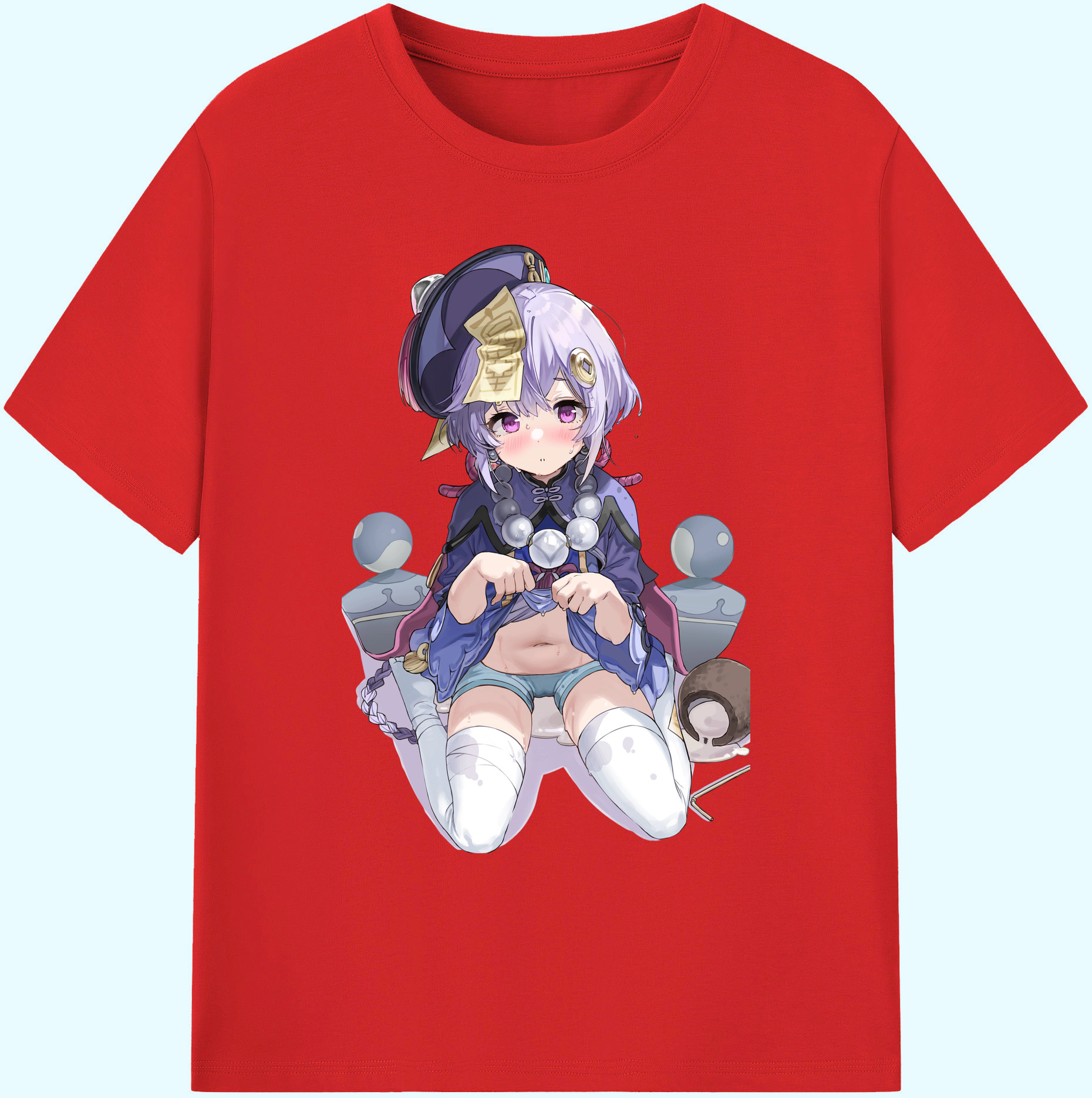 げんし神 七七 なな  genshin Nana 綿100％ メンズ半袖Tシャツ｜肌触りやわらか＆通気性