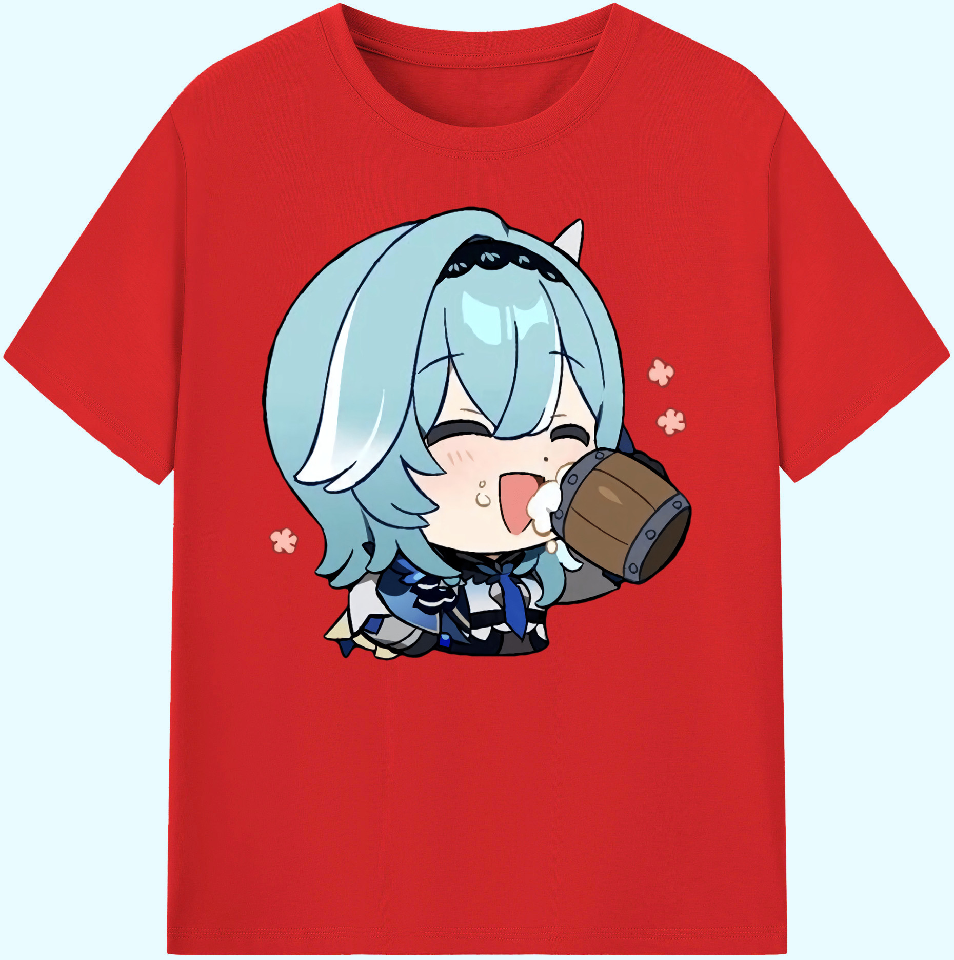 げんし神 优菈 ゆうら genshin Yūra 綿100％ メンズ半袖Tシャツ｜肌触りやわらか＆通気性