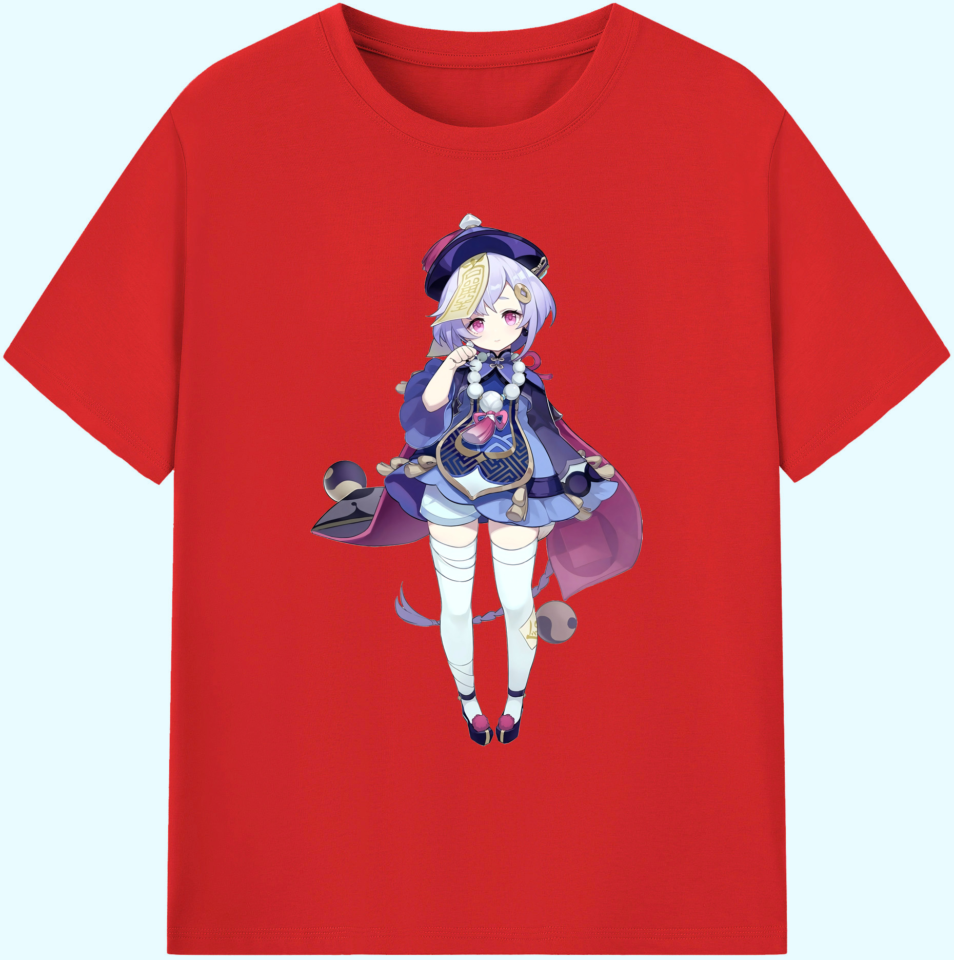 げんし神 七七 なな  genshin Nana 綿100％ メンズ半袖Tシャツ｜肌触りやわらか＆通気性
