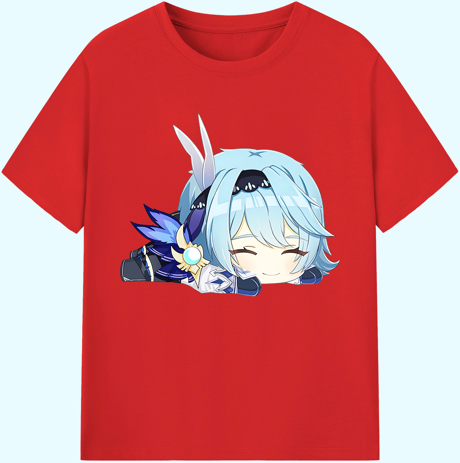げんし神 优菈 ゆうら genshin Yūra 綿100％ メンズ半袖Tシャツ｜肌触りやわらか＆通気性