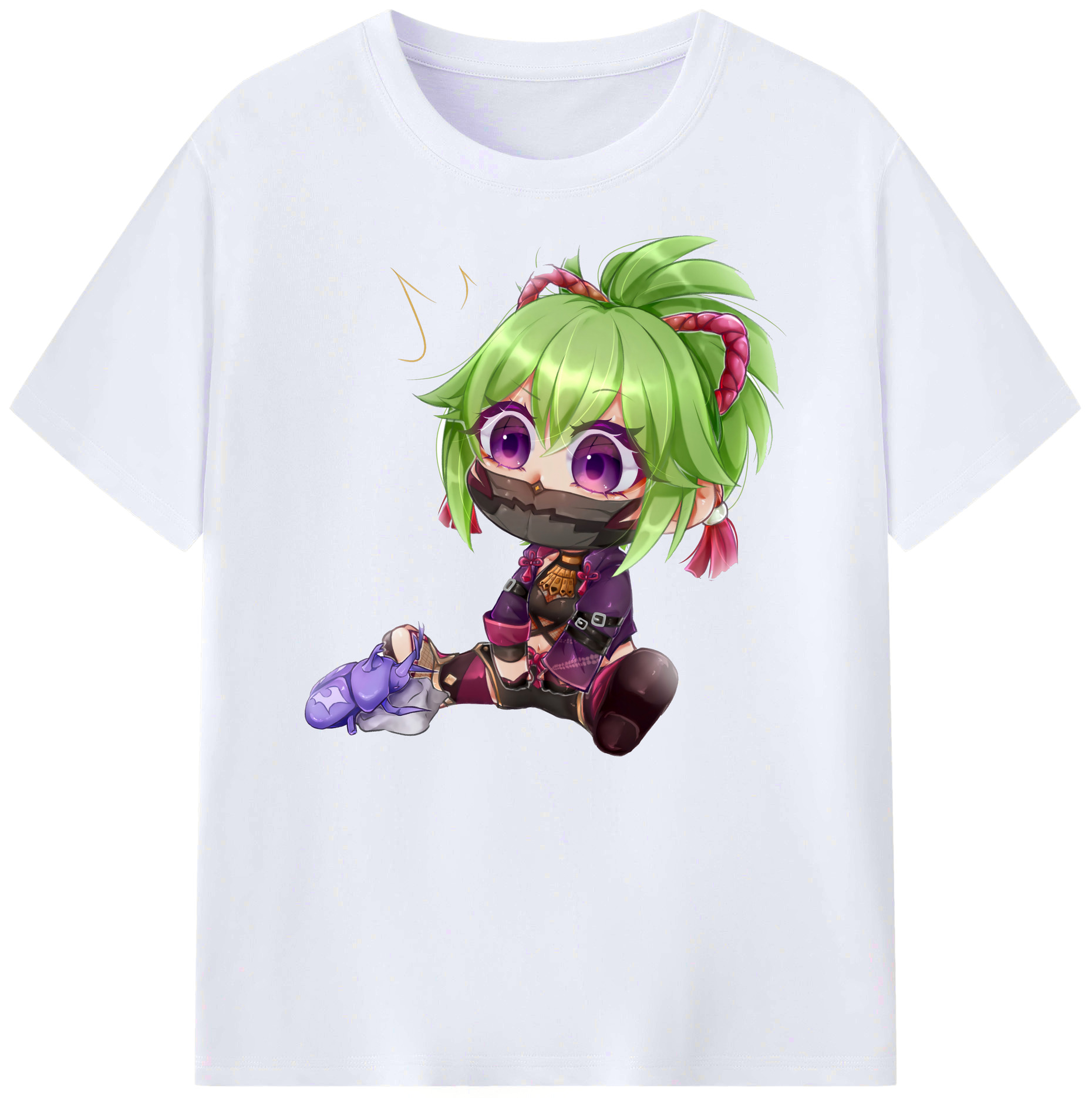 げんし神  久岐忍 くき しのぶ genshin Kuki Shinobu 綿100％ メンズ半袖Tシャツ｜肌触りやわらか＆通気性