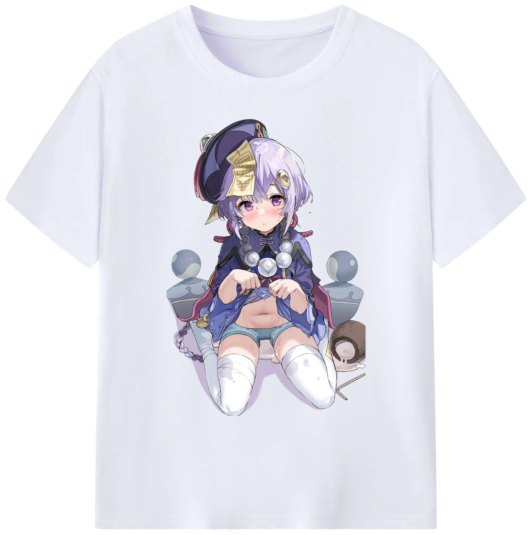 げんし神 七七 なな  genshin Nana 綿100％ メンズ半袖Tシャツ｜肌触りやわらか＆通気性