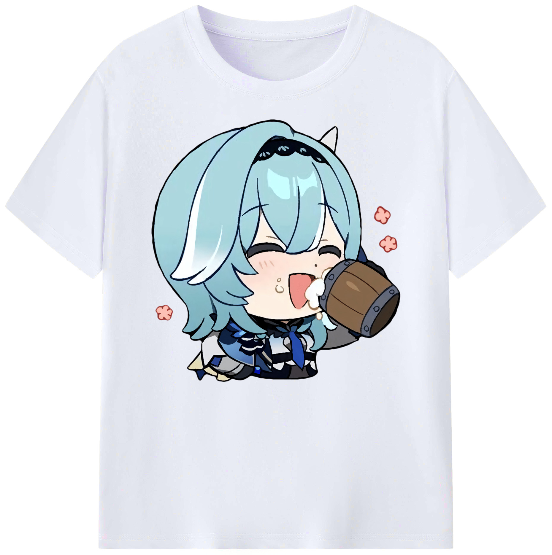 げんし神 优菈 ゆうら genshin Yūra 綿100％ メンズ半袖Tシャツ｜肌触りやわらか＆通気性